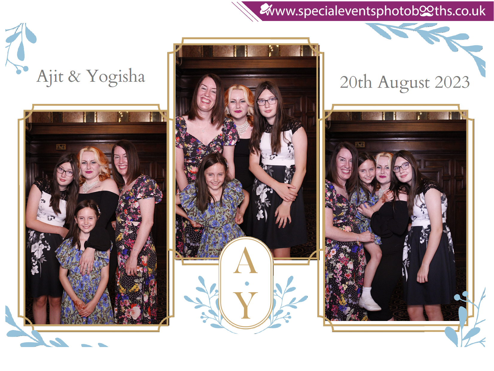 Ajit & Yogisha's Wedding  Reception | View more photos from the event at my.specialeventsphotobooths.co.uk/u/SpecialEventsPhotoBooths/Ajit-Yogishas-Wedding-Reception