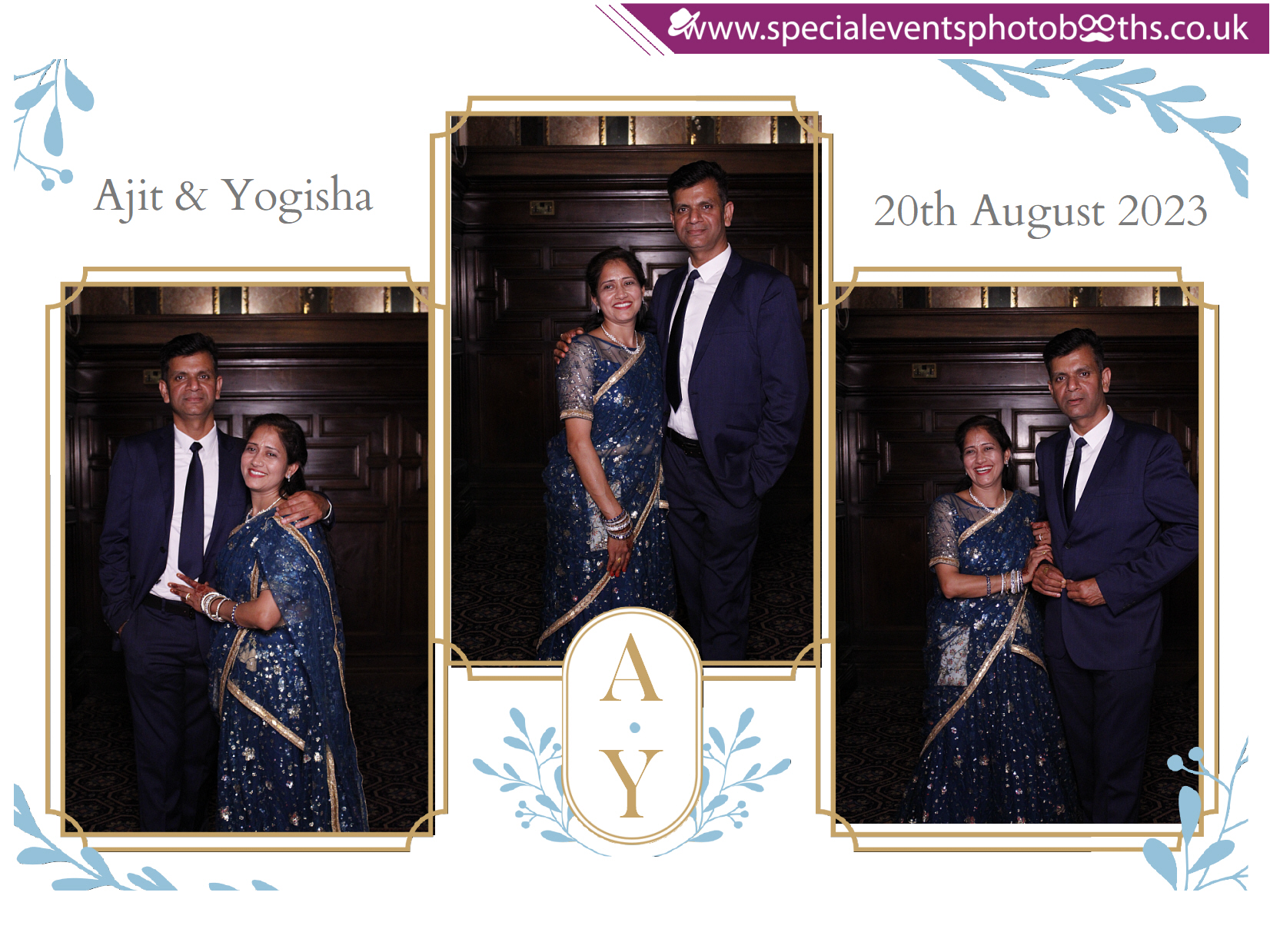 Ajit & Yogisha's Wedding  Reception | View more photos from the event at my.specialeventsphotobooths.co.uk/u/SpecialEventsPhotoBooths/Ajit-Yogishas-Wedding-Reception