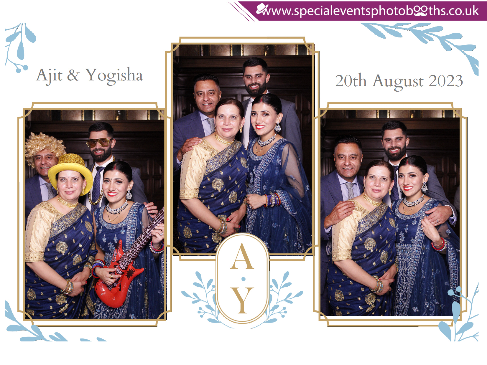 Ajit & Yogisha's Wedding  Reception | View more photos from the event at my.specialeventsphotobooths.co.uk/u/SpecialEventsPhotoBooths/Ajit-Yogishas-Wedding-Reception