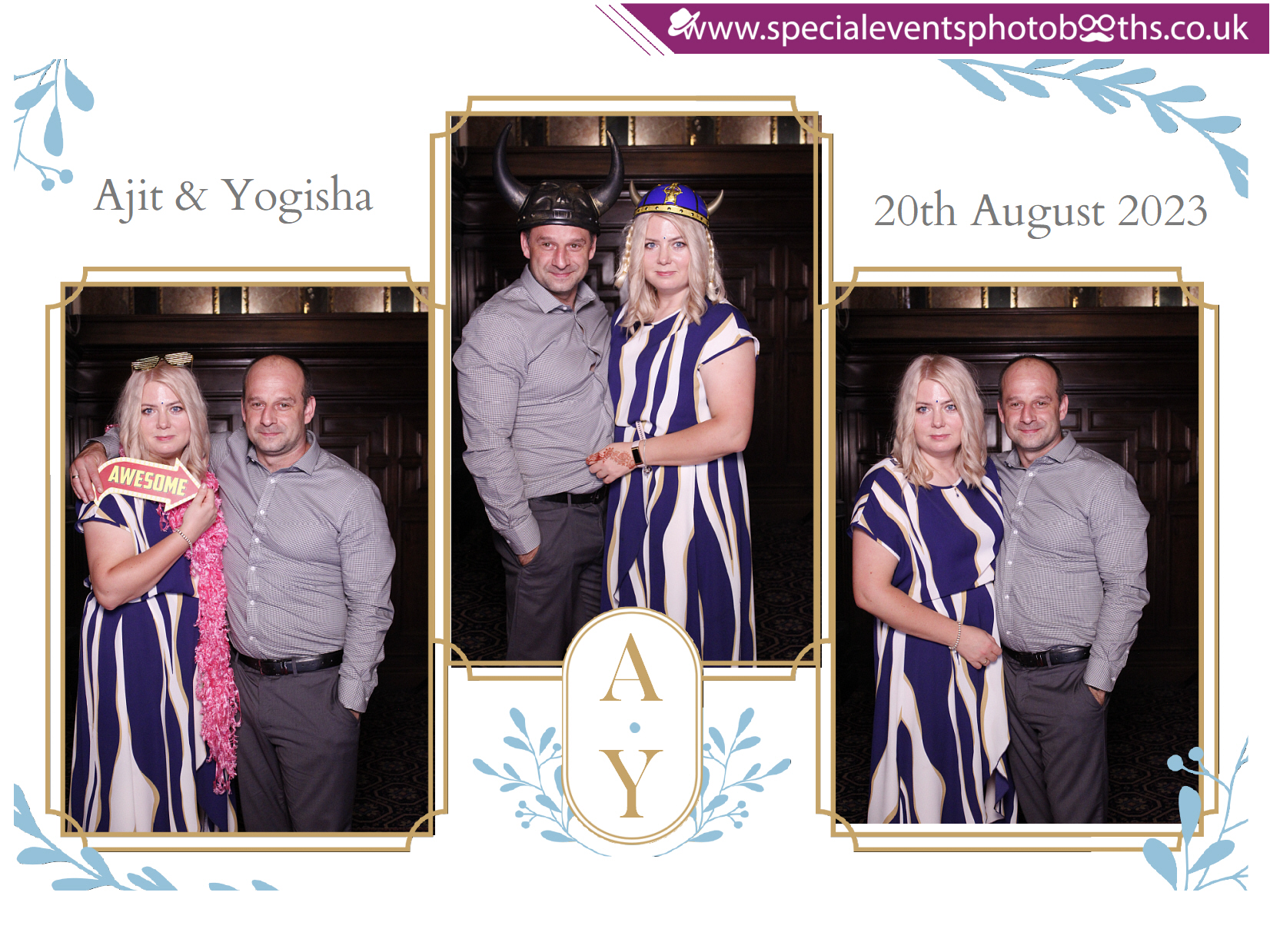 Ajit & Yogisha's Wedding  Reception | View more photos from the event at my.specialeventsphotobooths.co.uk/u/SpecialEventsPhotoBooths/Ajit-Yogishas-Wedding-Reception
