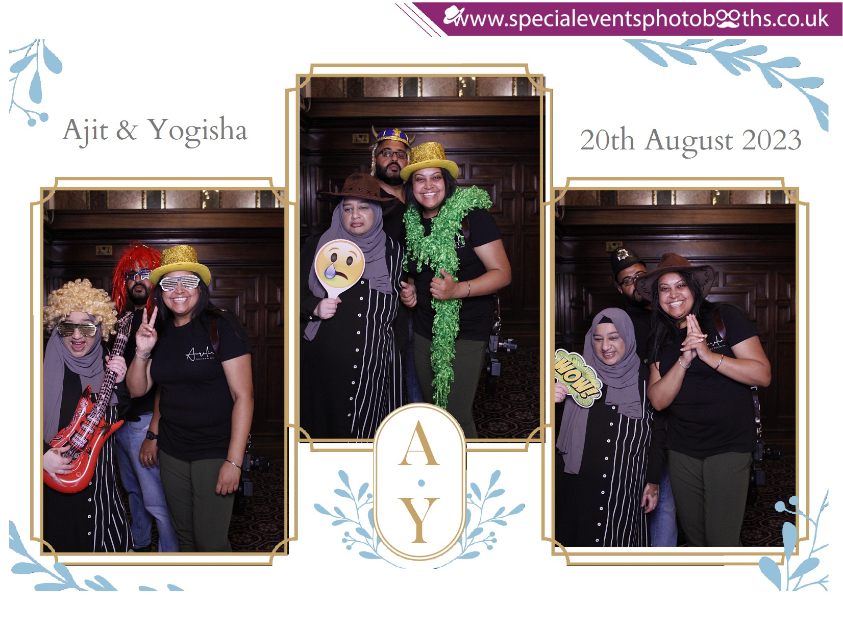 Ajit & Yogisha's Wedding  Reception | View more photos from the event at my.specialeventsphotobooths.co.uk/u/SpecialEventsPhotoBooths/Ajit-Yogishas-Wedding-Reception