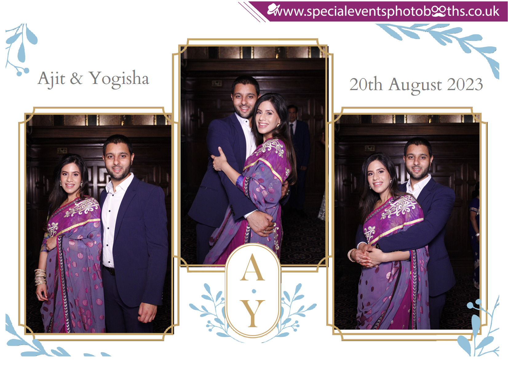 Ajit & Yogisha's Wedding  Reception | View more photos from the event at my.specialeventsphotobooths.co.uk/u/SpecialEventsPhotoBooths/Ajit-Yogishas-Wedding-Reception