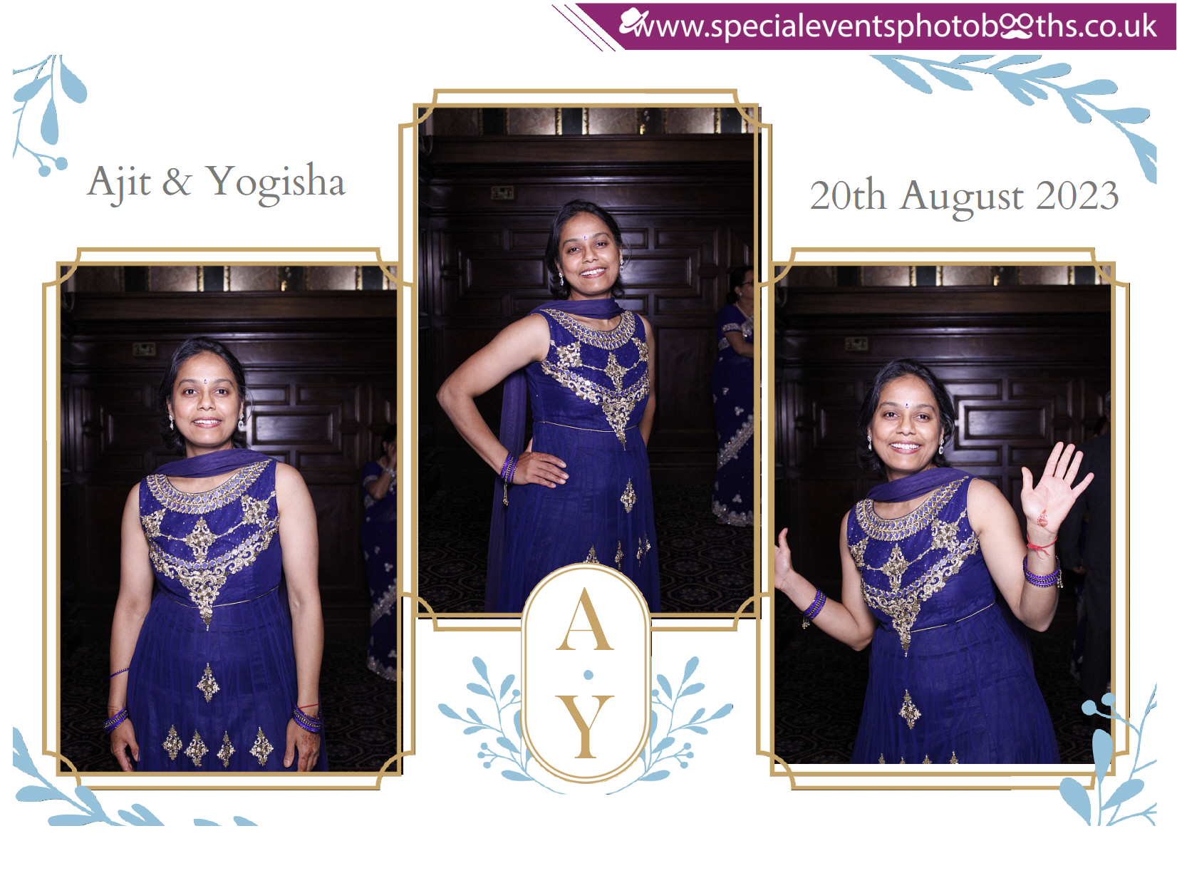 Ajit & Yogisha's Wedding  Reception | View more photos from the event at my.specialeventsphotobooths.co.uk/u/SpecialEventsPhotoBooths/Ajit-Yogishas-Wedding-Reception