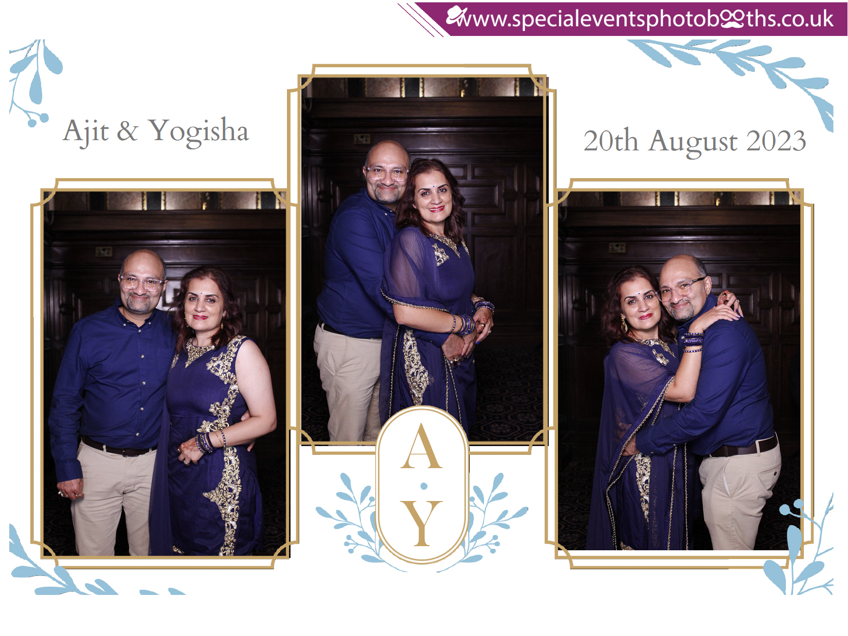 Ajit & Yogisha's Wedding  Reception | View more photos from the event at my.specialeventsphotobooths.co.uk/u/SpecialEventsPhotoBooths/Ajit-Yogishas-Wedding-Reception