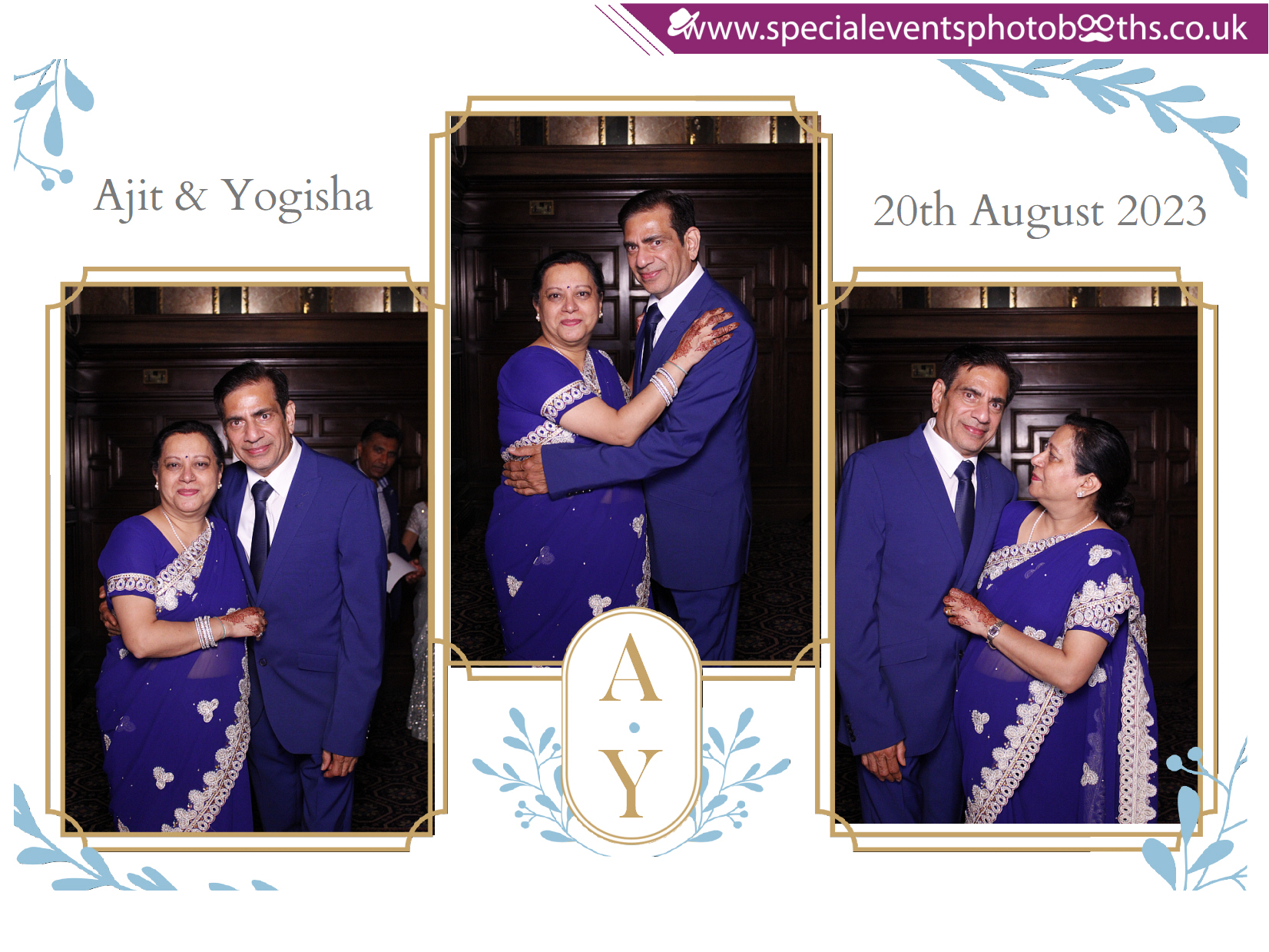 Ajit & Yogisha's Wedding  Reception | View more photos from the event at my.specialeventsphotobooths.co.uk/u/SpecialEventsPhotoBooths/Ajit-Yogishas-Wedding-Reception