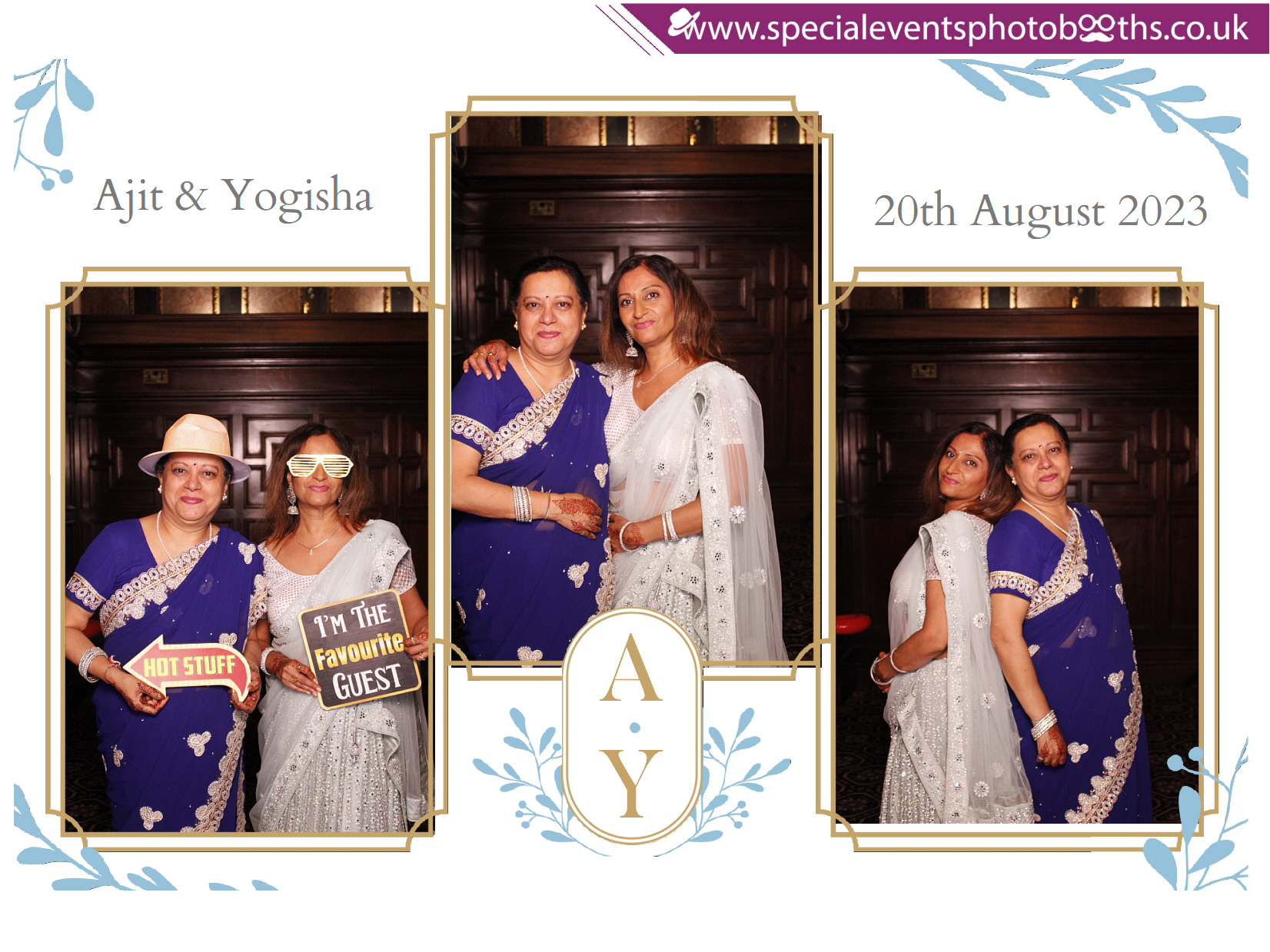 Ajit & Yogisha's Wedding  Reception | View more photos from the event at my.specialeventsphotobooths.co.uk/u/SpecialEventsPhotoBooths/Ajit-Yogishas-Wedding-Reception