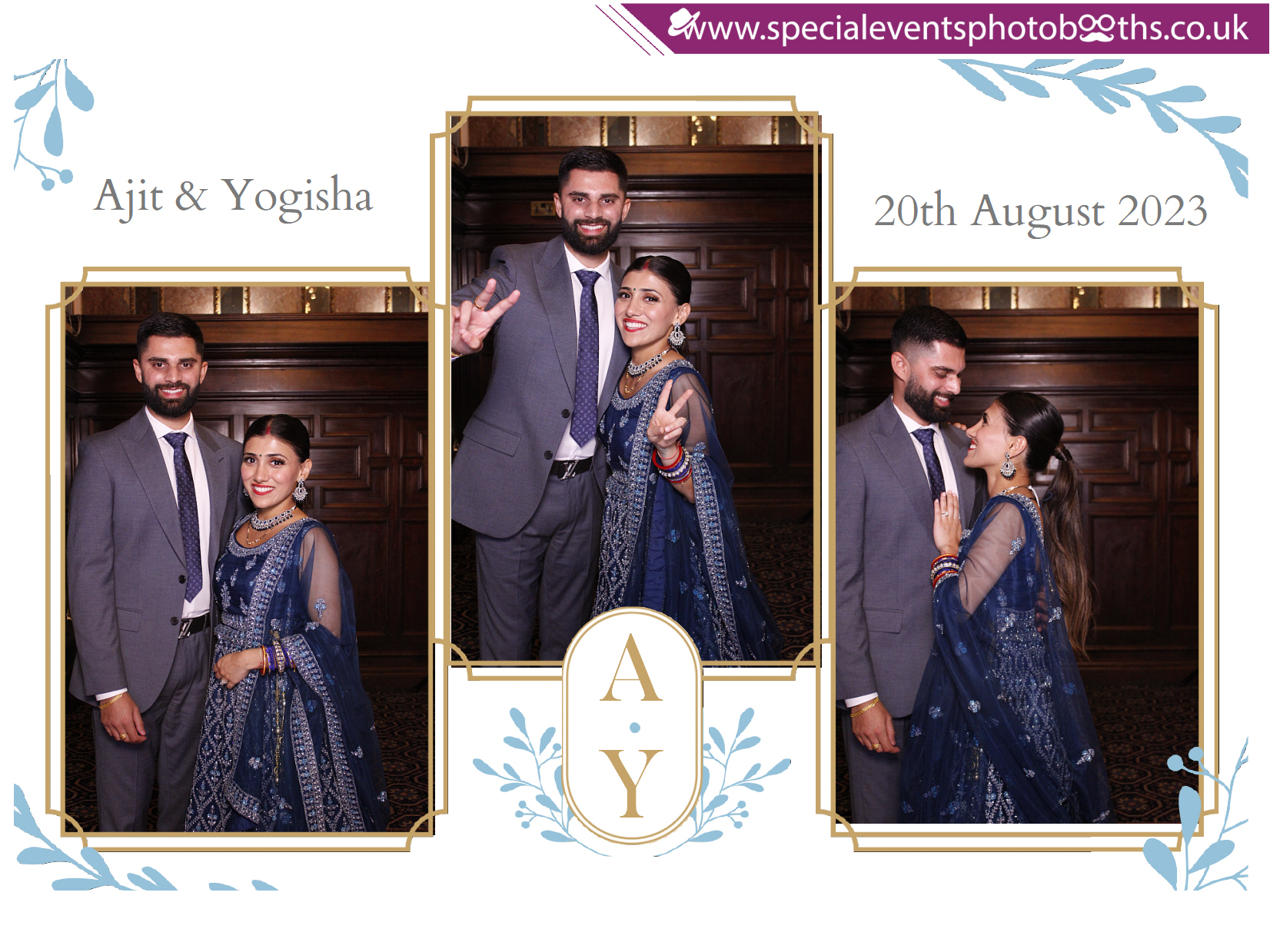 Ajit & Yogisha's Wedding  Reception | View more photos from the event at my.specialeventsphotobooths.co.uk/u/SpecialEventsPhotoBooths/Ajit-Yogishas-Wedding-Reception