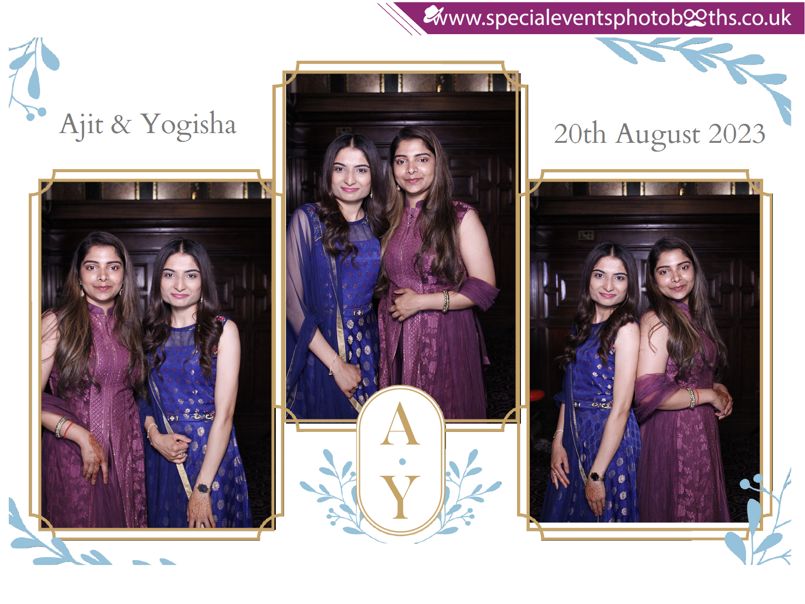 Ajit & Yogisha's Wedding  Reception | View more photos from the event at my.specialeventsphotobooths.co.uk/u/SpecialEventsPhotoBooths/Ajit-Yogishas-Wedding-Reception