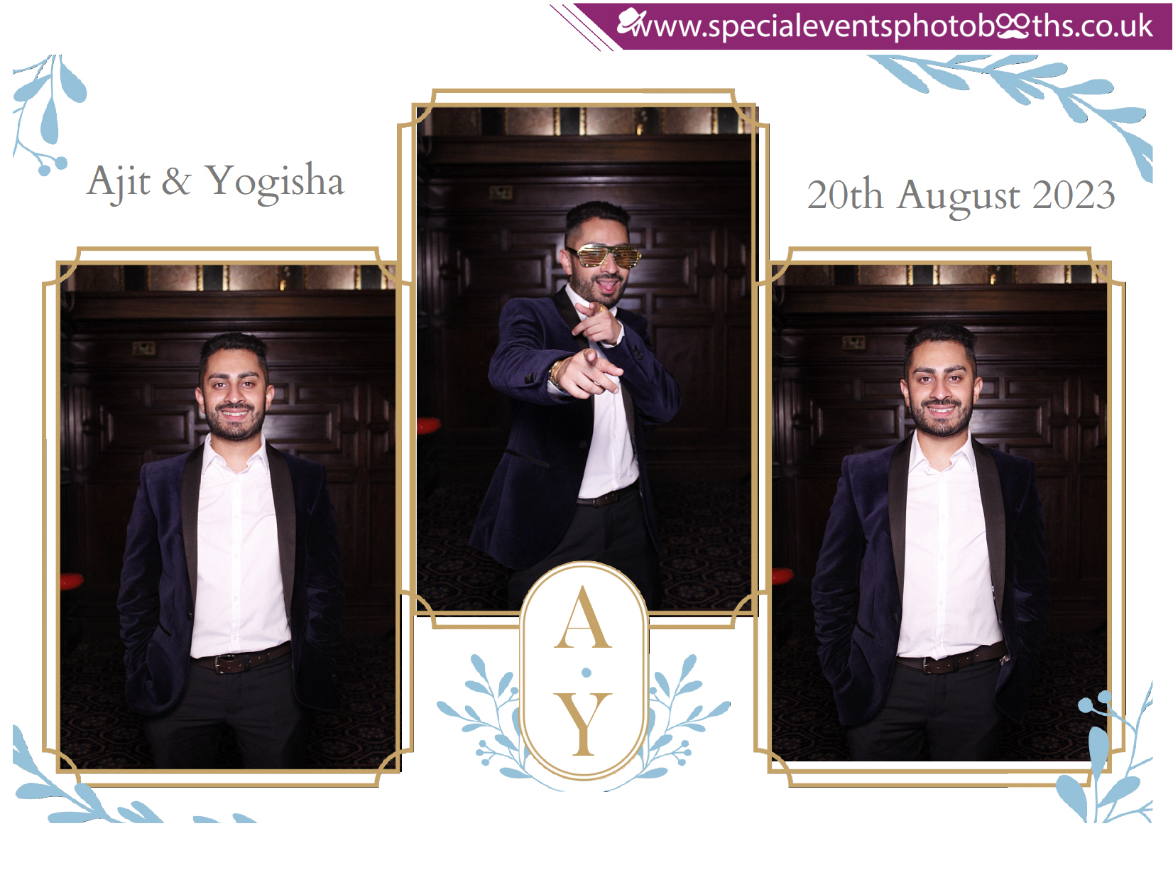 Ajit & Yogisha's Wedding  Reception | View more photos from the event at my.specialeventsphotobooths.co.uk/u/SpecialEventsPhotoBooths/Ajit-Yogishas-Wedding-Reception