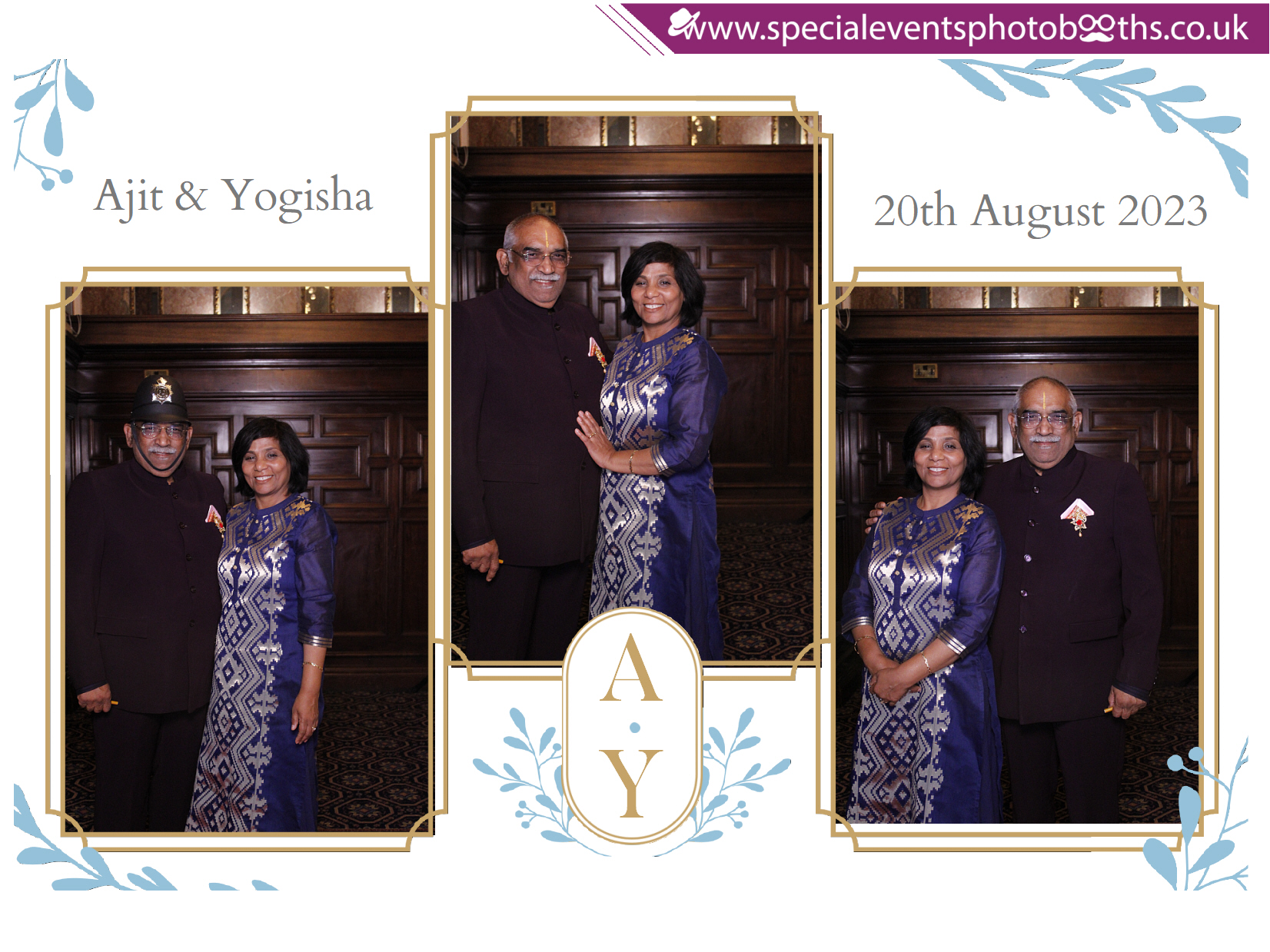 Ajit & Yogisha's Wedding  Reception | View more photos from the event at my.specialeventsphotobooths.co.uk/u/SpecialEventsPhotoBooths/Ajit-Yogishas-Wedding-Reception