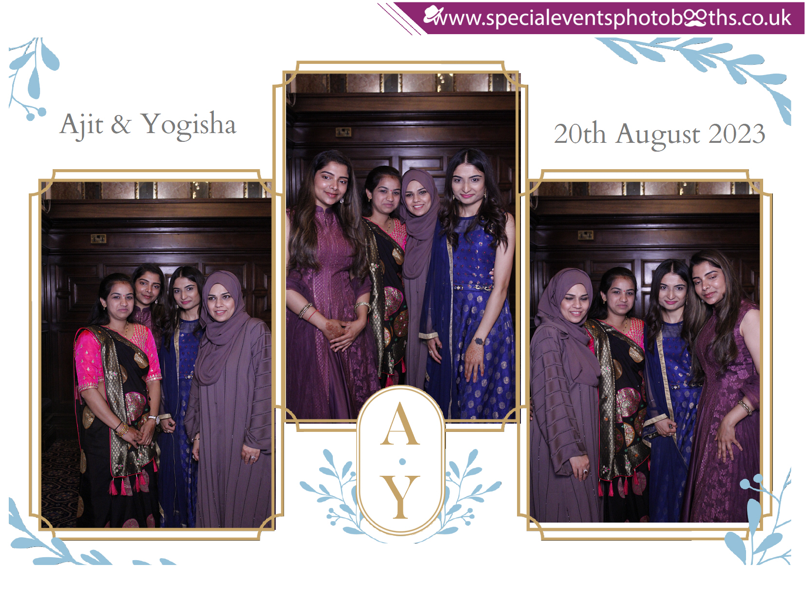 Ajit & Yogisha's Wedding  Reception | View more photos from the event at my.specialeventsphotobooths.co.uk/u/SpecialEventsPhotoBooths/Ajit-Yogishas-Wedding-Reception