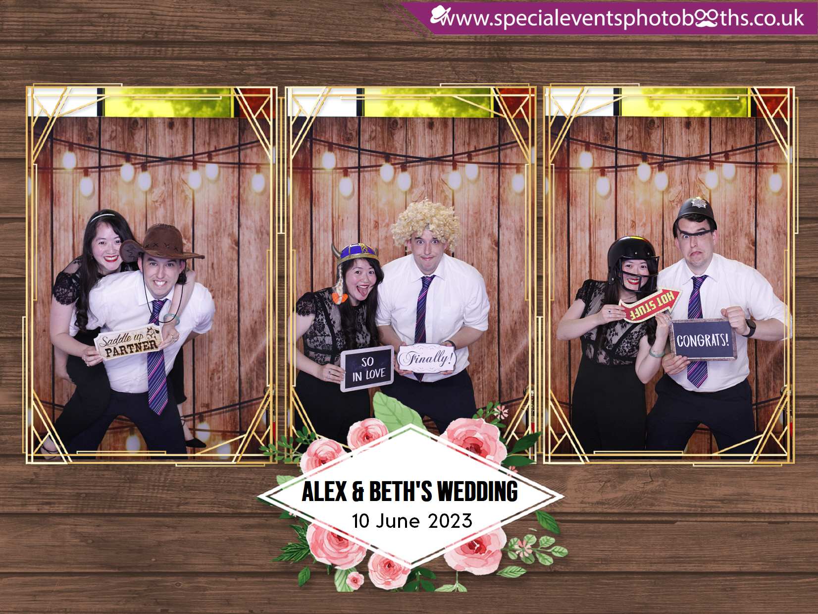 Alex & Beth's Wedding | View more photos from the event at my.specialeventsphotobooths.co.uk/u/SpecialEventsPhotoBooths/Alex-Beths-Wedding