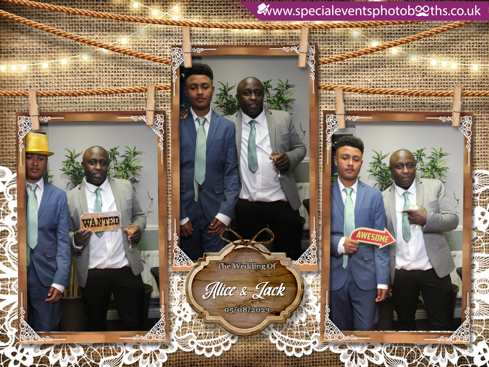 Alice & Jack's Wedding | View more photos from the event at my.specialeventsphotobooths.co.uk/u/SpecialEventsPhotoBooths/Alice-Jacks-Wedding