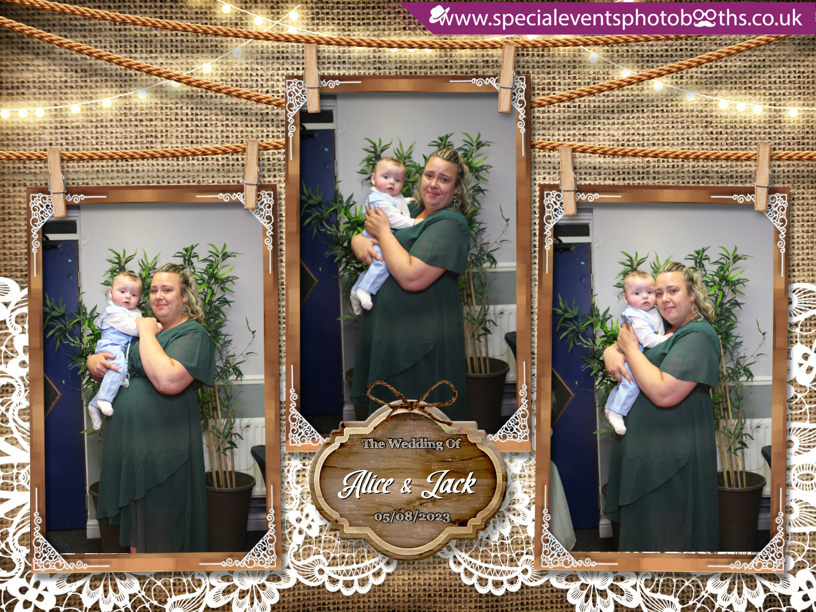 Alice & Jack's Wedding | View more photos from the event at my.specialeventsphotobooths.co.uk/u/SpecialEventsPhotoBooths/Alice-Jacks-Wedding