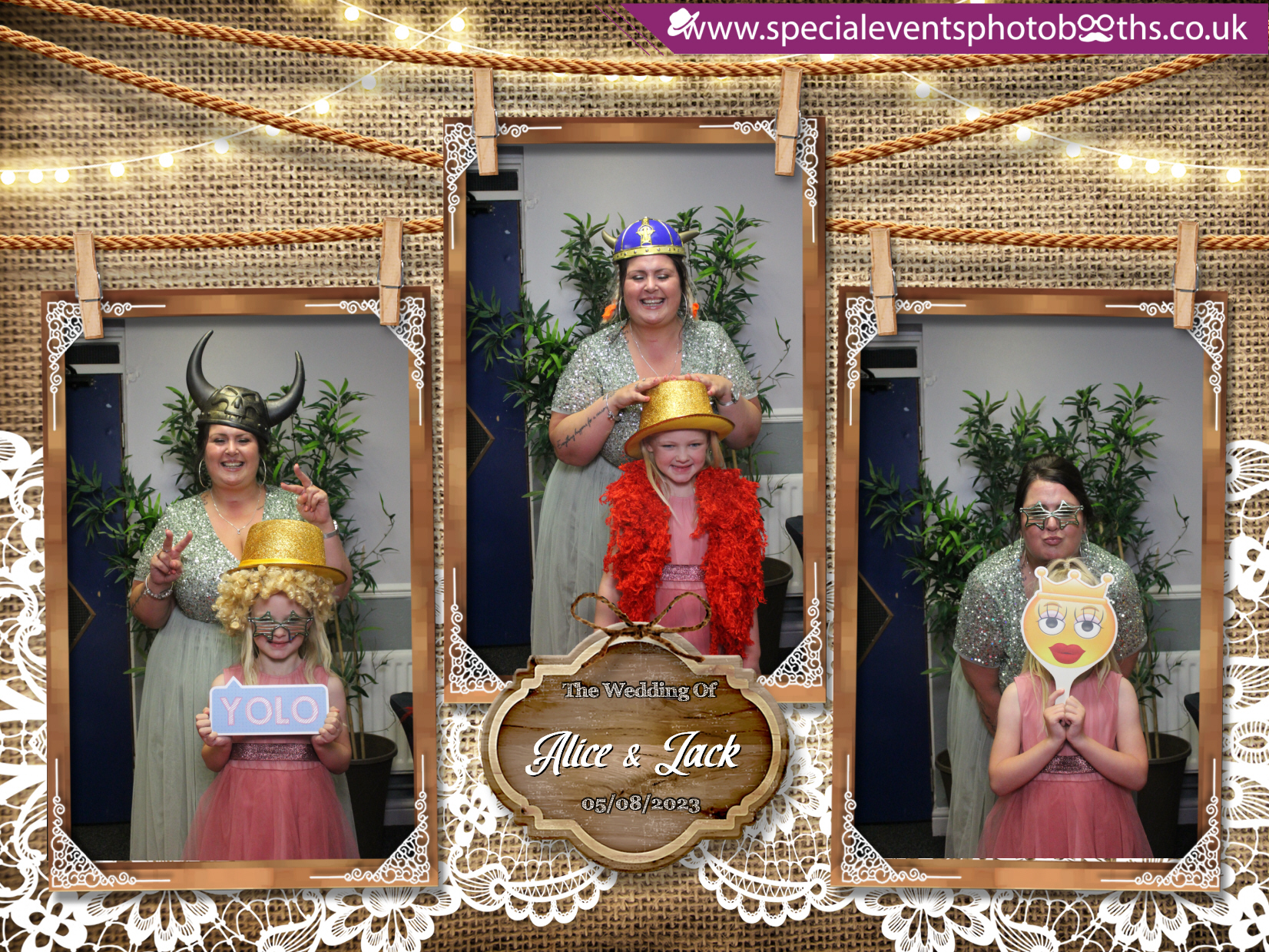 Alice & Jack's Wedding | View more photos from the event at my.specialeventsphotobooths.co.uk/u/SpecialEventsPhotoBooths/Alice-Jacks-Wedding