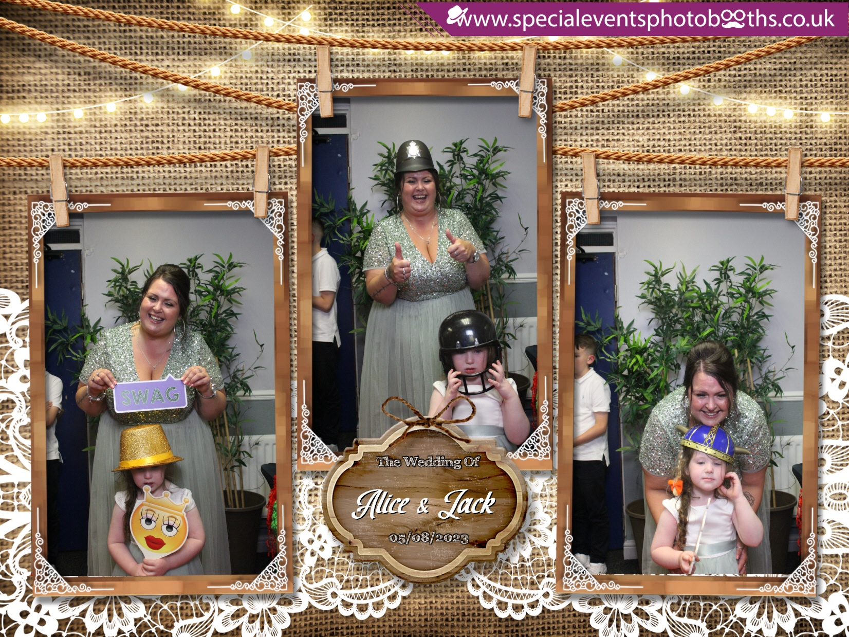 Alice & Jack's Wedding | View more photos from the event at my.specialeventsphotobooths.co.uk/u/SpecialEventsPhotoBooths/Alice-Jacks-Wedding