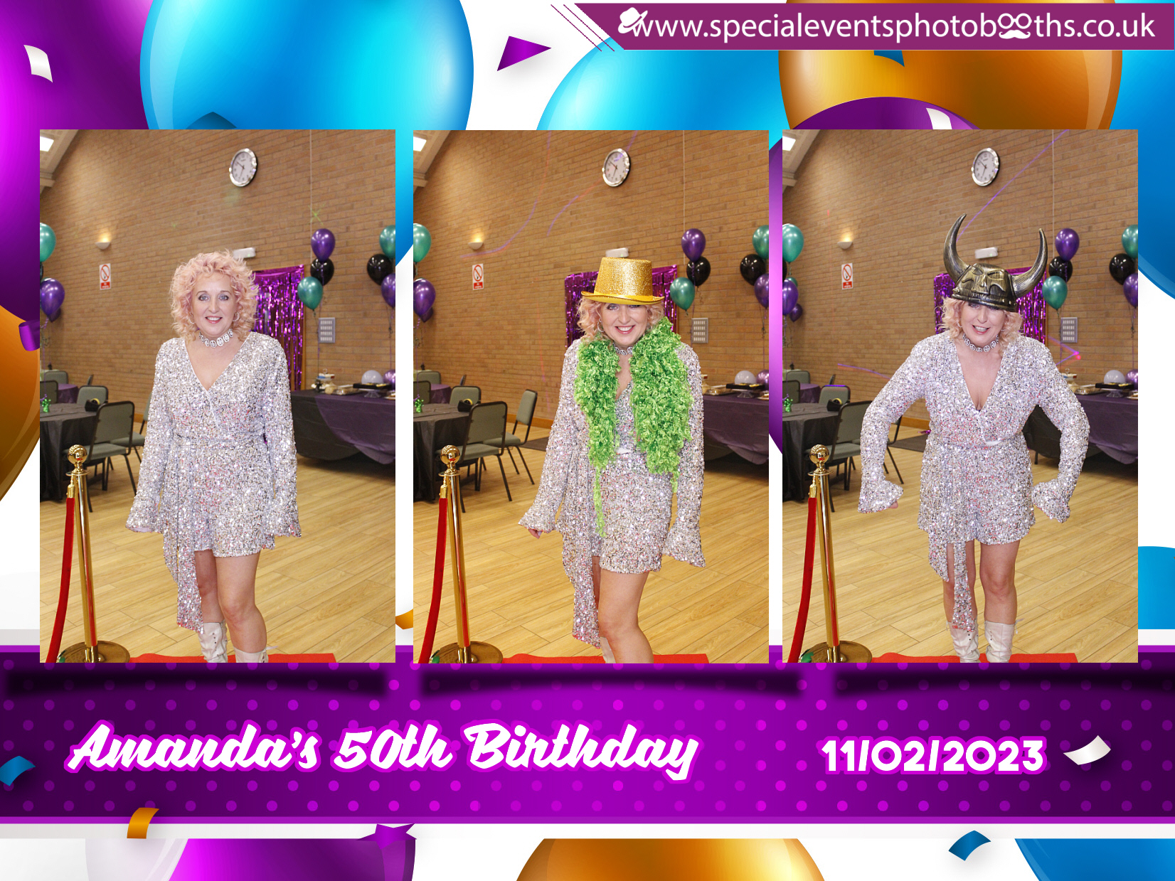 Amanda's 50th Birthday | View more photos from the event at my.specialeventsphotobooths.co.uk/u/SpecialEventsPhotoBooths/Amandas-50th-Birthday