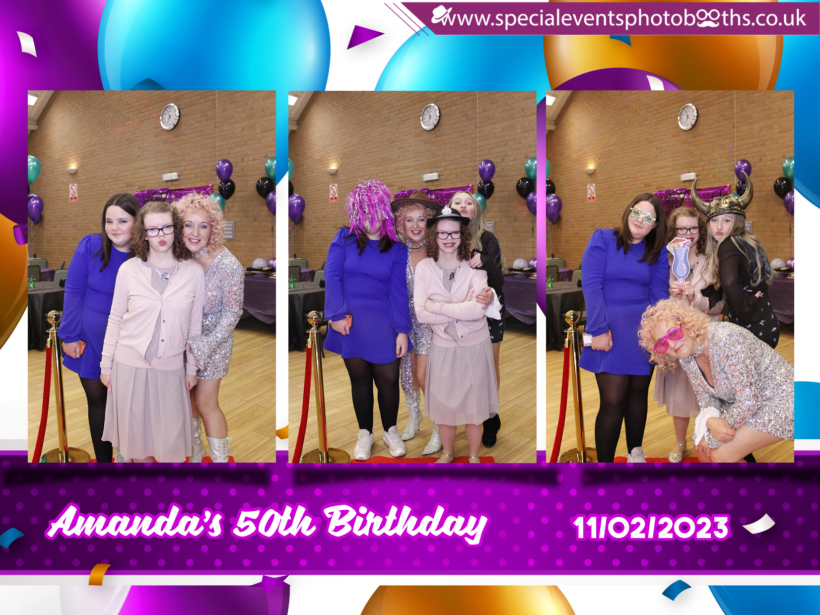 Amanda's 50th Birthday | View more photos from the event at my.specialeventsphotobooths.co.uk/u/SpecialEventsPhotoBooths/Amandas-50th-Birthday