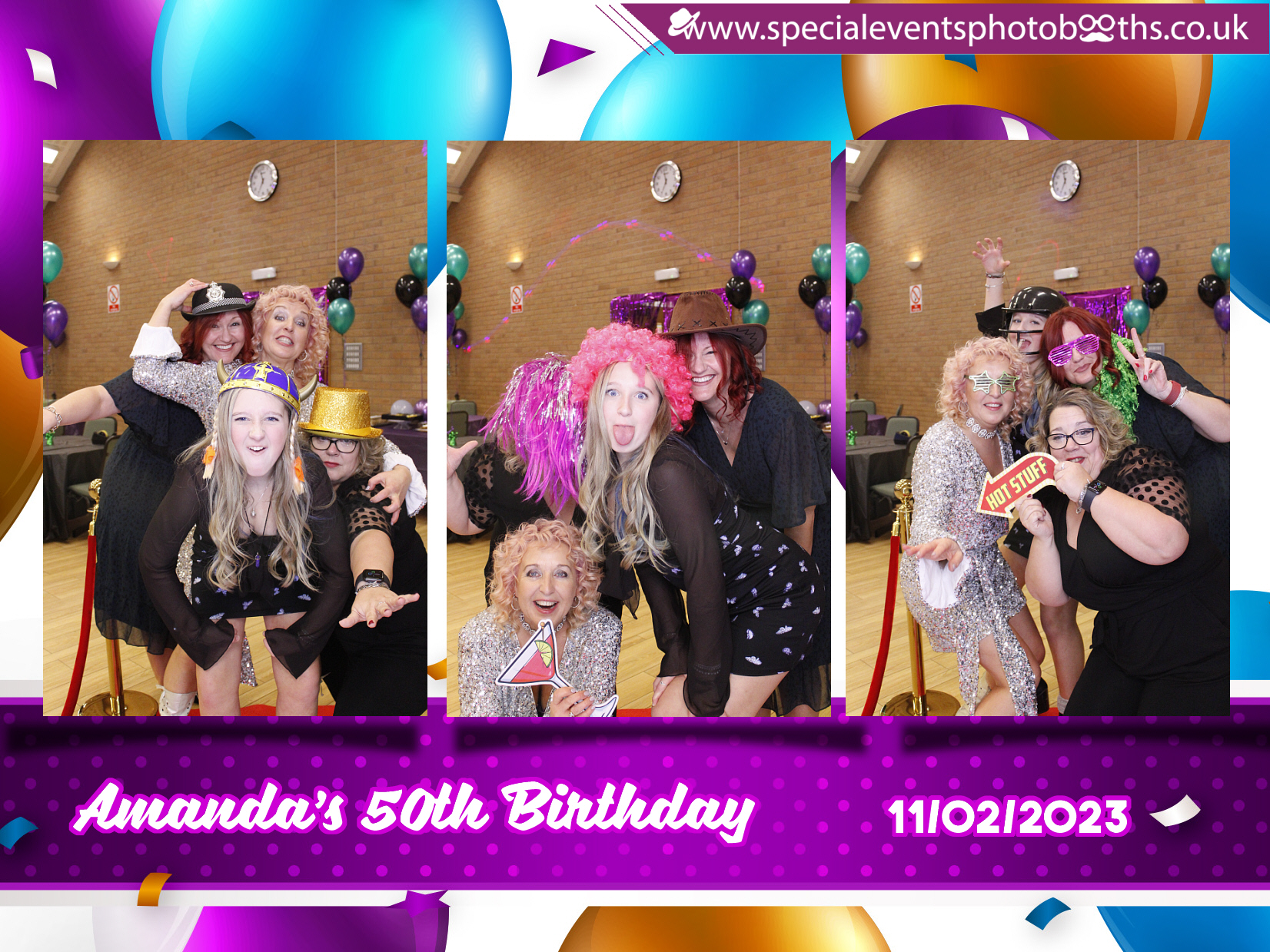 Amanda's 50th Birthday | View more photos from the event at my.specialeventsphotobooths.co.uk/u/SpecialEventsPhotoBooths/Amandas-50th-Birthday