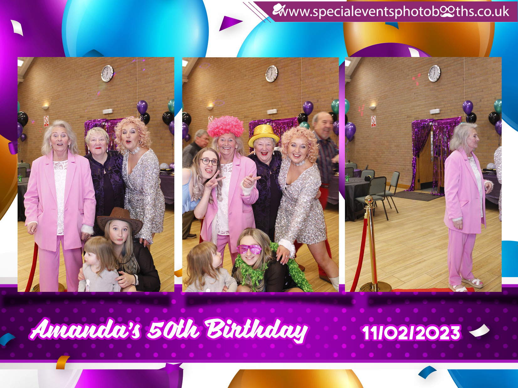 Amanda's 50th Birthday | View more photos from the event at my.specialeventsphotobooths.co.uk/u/SpecialEventsPhotoBooths/Amandas-50th-Birthday