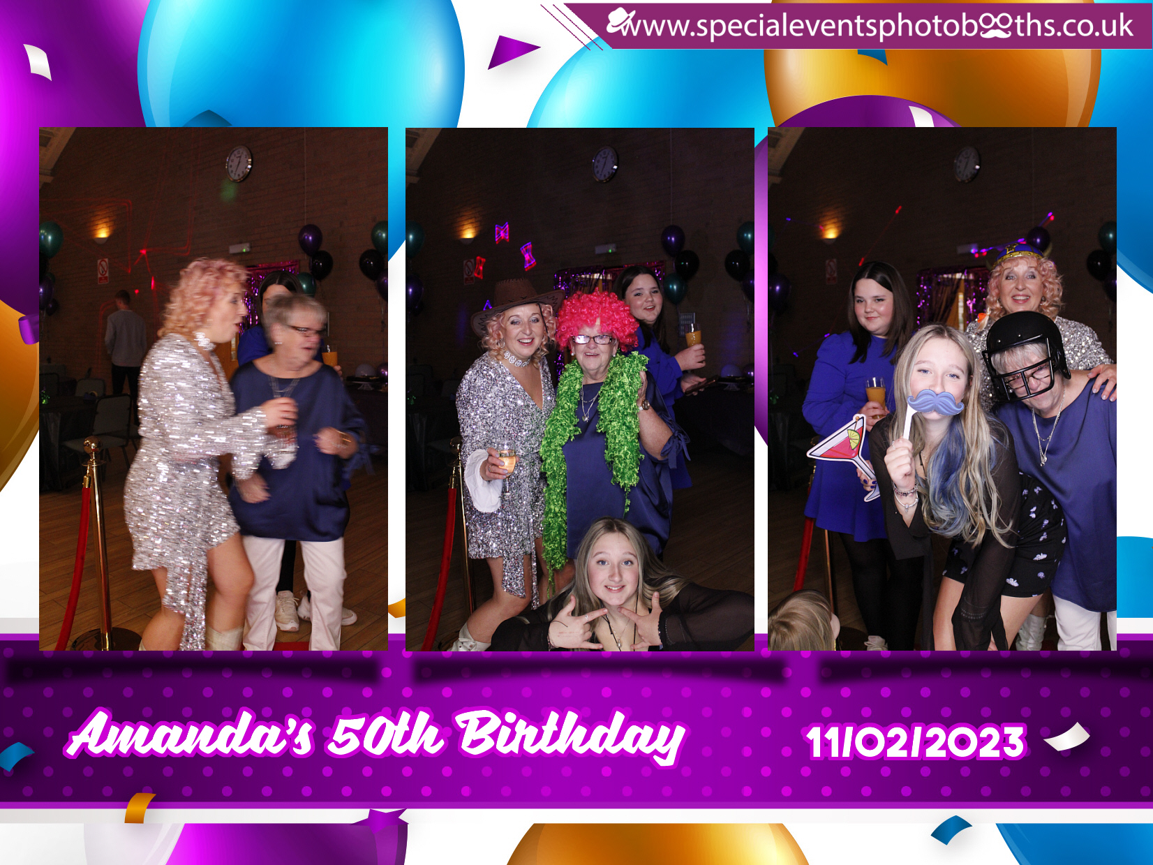 Amanda's 50th Birthday | View more photos from the event at my.specialeventsphotobooths.co.uk/u/SpecialEventsPhotoBooths/Amandas-50th-Birthday