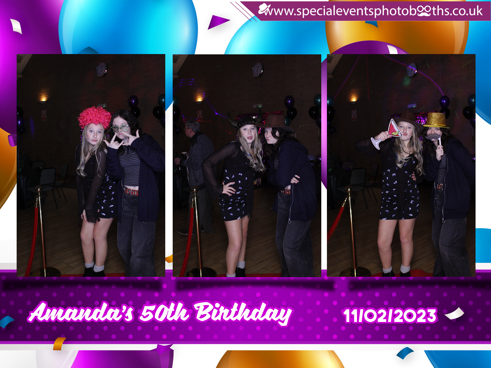 Amanda's 50th Birthday | View more photos from the event at my.specialeventsphotobooths.co.uk/u/SpecialEventsPhotoBooths/Amandas-50th-Birthday