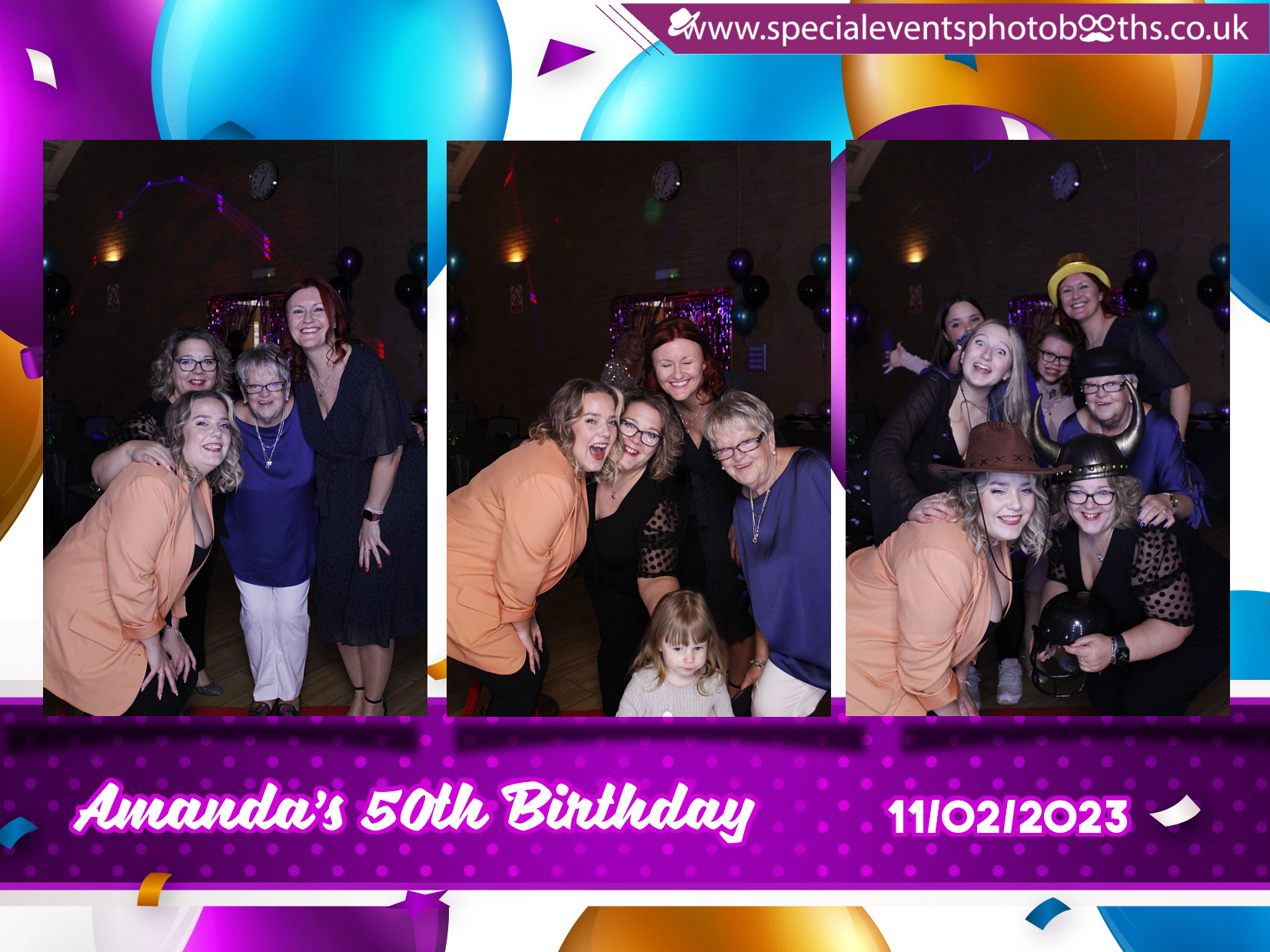 Amanda's 50th Birthday | View more photos from the event at my.specialeventsphotobooths.co.uk/u/SpecialEventsPhotoBooths/Amandas-50th-Birthday