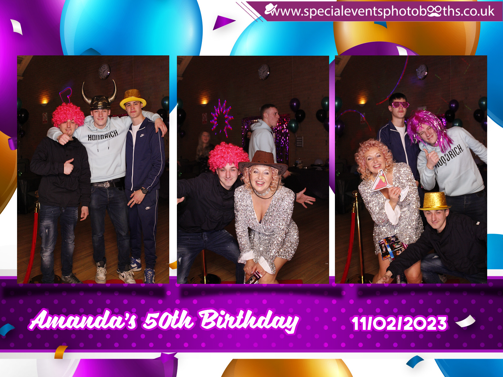 Amanda's 50th Birthday | View more photos from the event at my.specialeventsphotobooths.co.uk/u/SpecialEventsPhotoBooths/Amandas-50th-Birthday