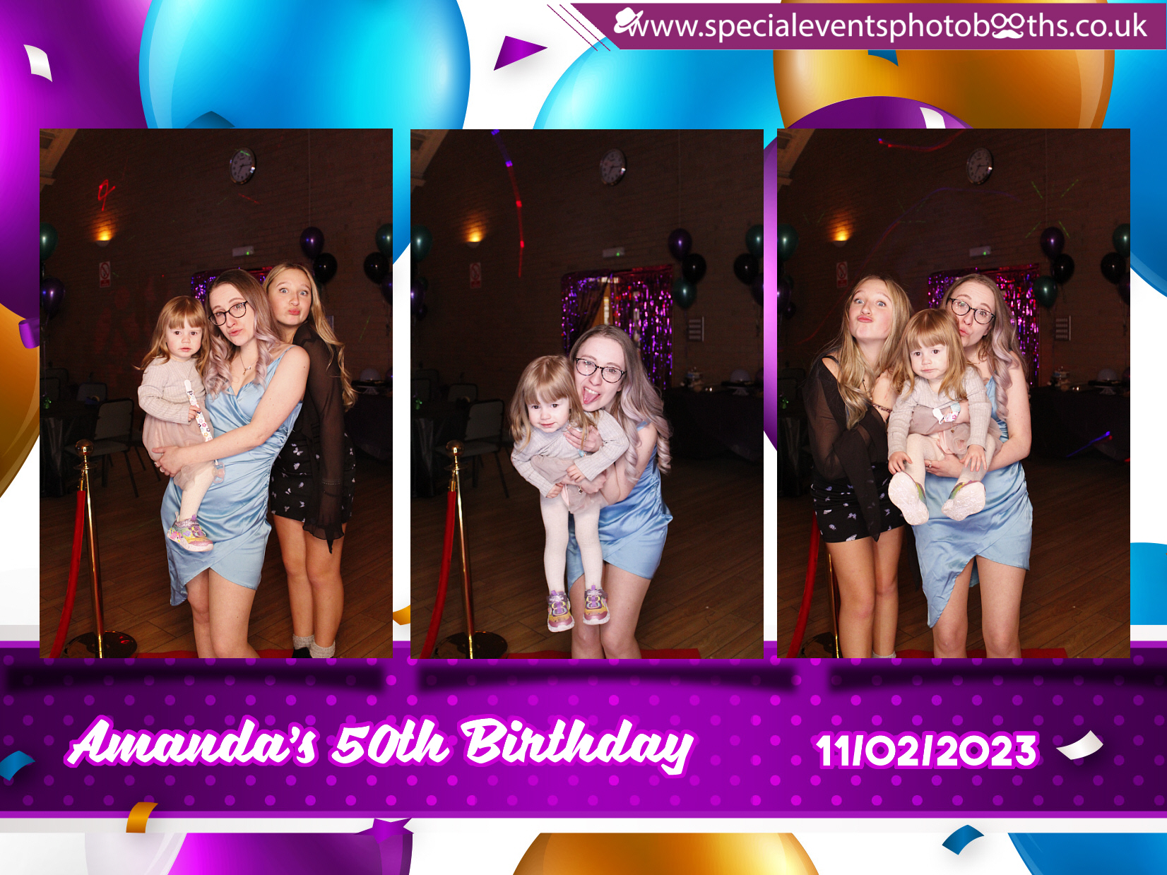 Amanda's 50th Birthday | View more photos from the event at my.specialeventsphotobooths.co.uk/u/SpecialEventsPhotoBooths/Amandas-50th-Birthday