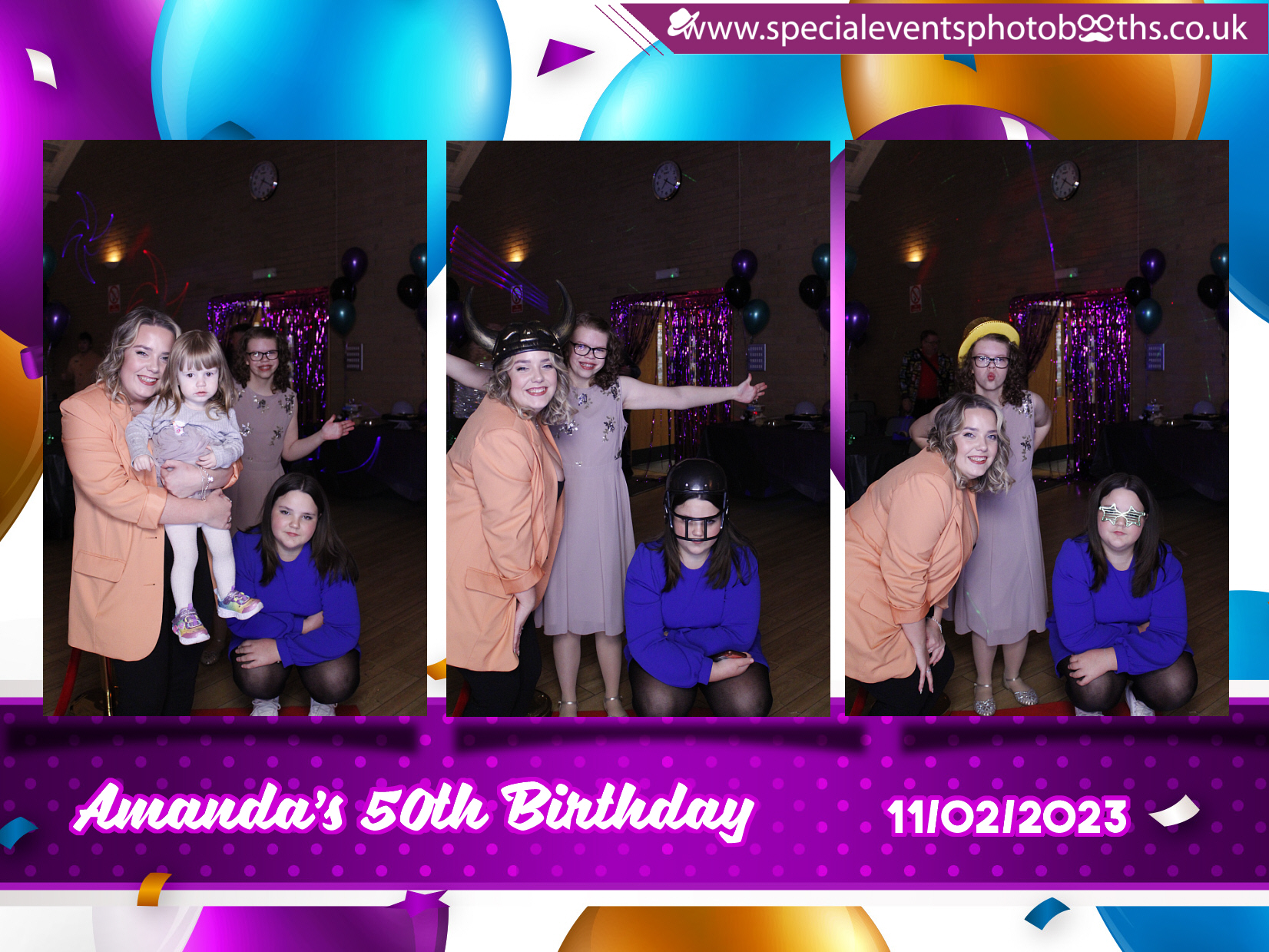 Amanda's 50th Birthday | View more photos from the event at my.specialeventsphotobooths.co.uk/u/SpecialEventsPhotoBooths/Amandas-50th-Birthday