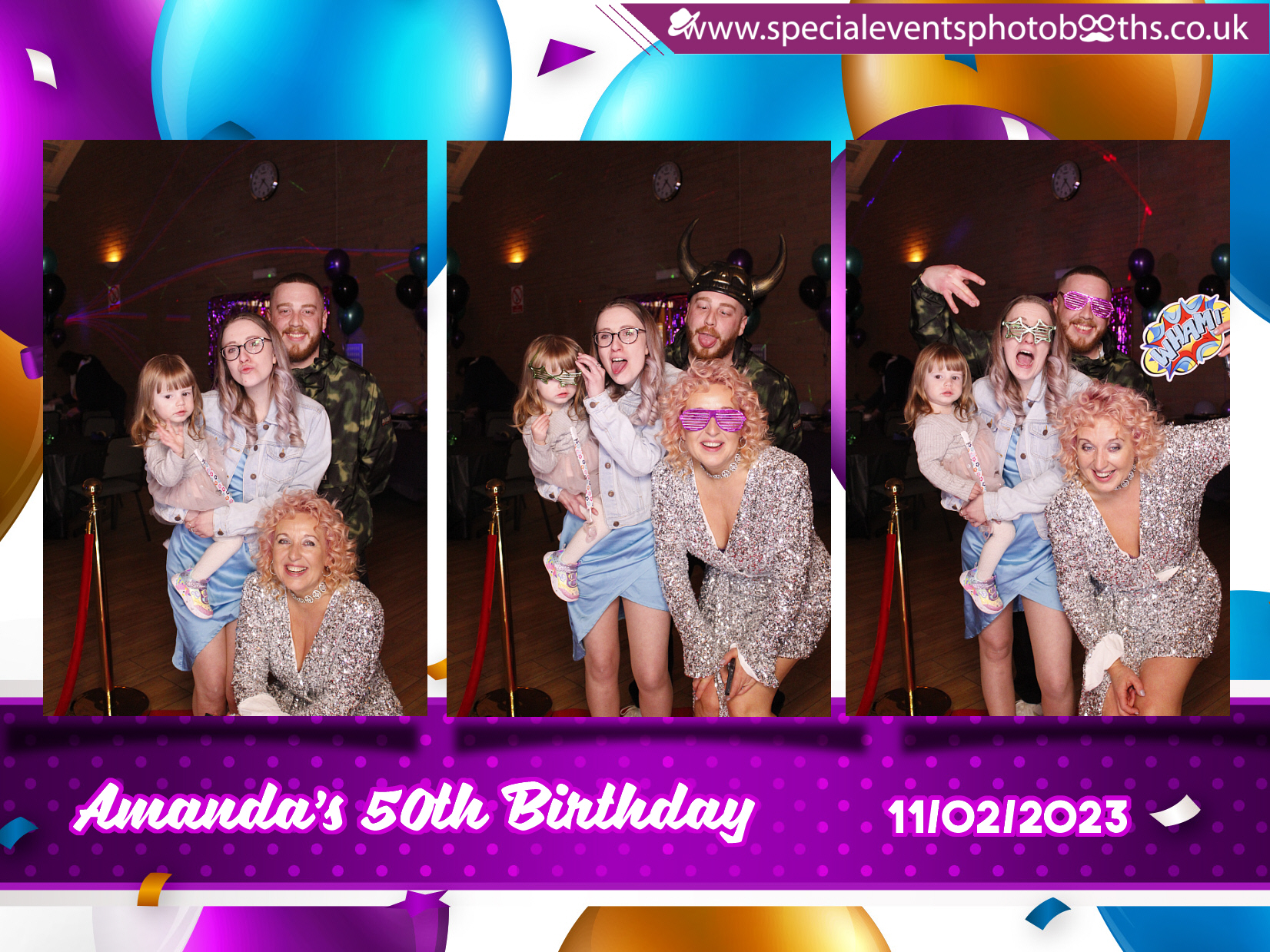Amanda's 50th Birthday | View more photos from the event at my.specialeventsphotobooths.co.uk/u/SpecialEventsPhotoBooths/Amandas-50th-Birthday
