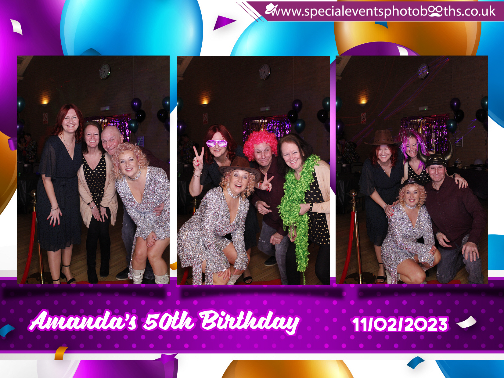 Amanda's 50th Birthday | View more photos from the event at my.specialeventsphotobooths.co.uk/u/SpecialEventsPhotoBooths/Amandas-50th-Birthday