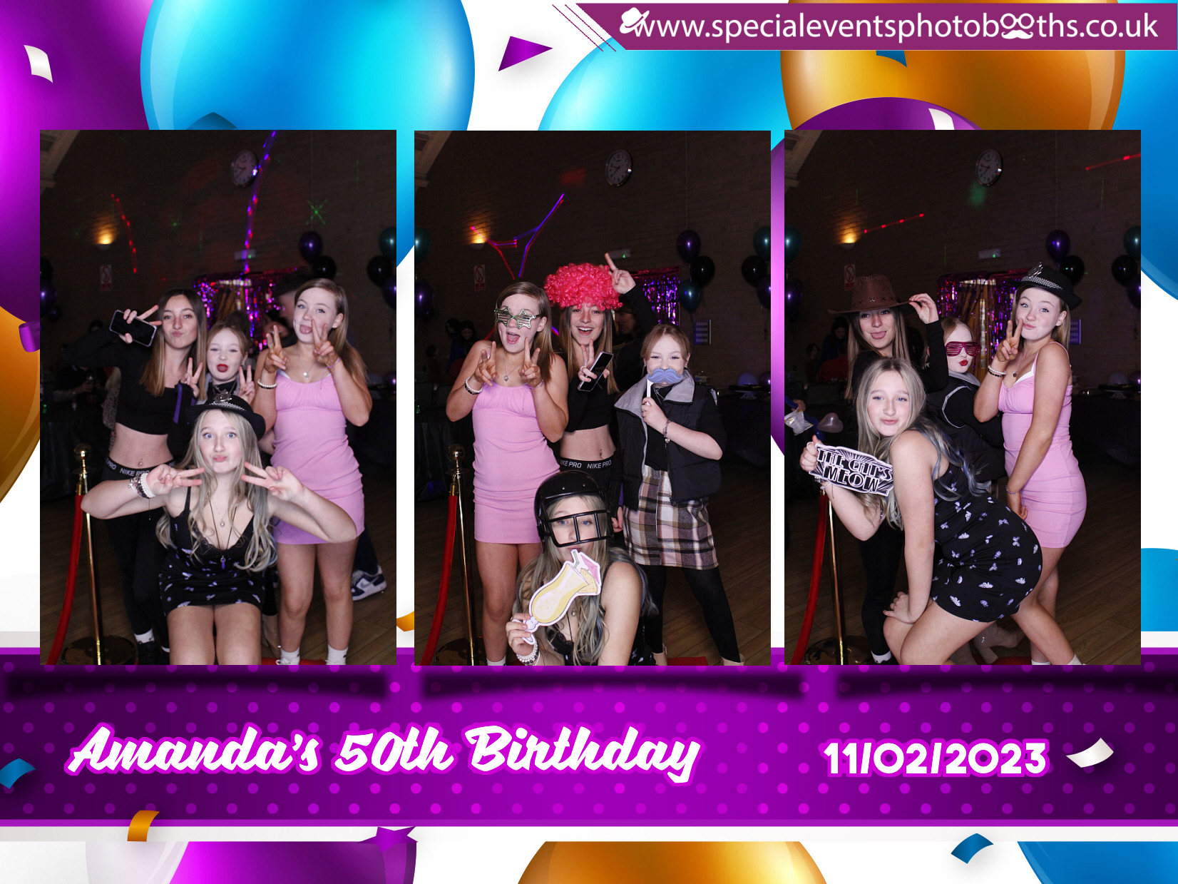 Amanda's 50th Birthday | View more photos from the event at my.specialeventsphotobooths.co.uk/u/SpecialEventsPhotoBooths/Amandas-50th-Birthday