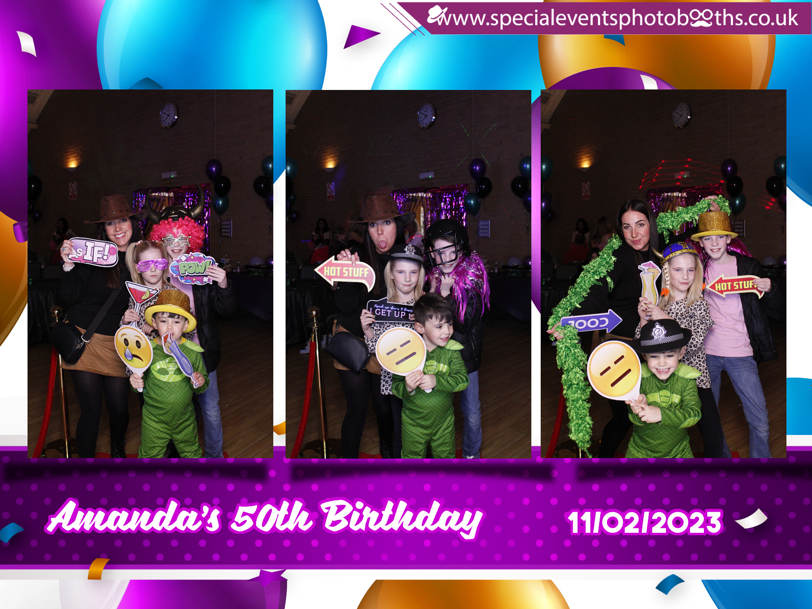Amanda's 50th Birthday | View more photos from the event at my.specialeventsphotobooths.co.uk/u/SpecialEventsPhotoBooths/Amandas-50th-Birthday