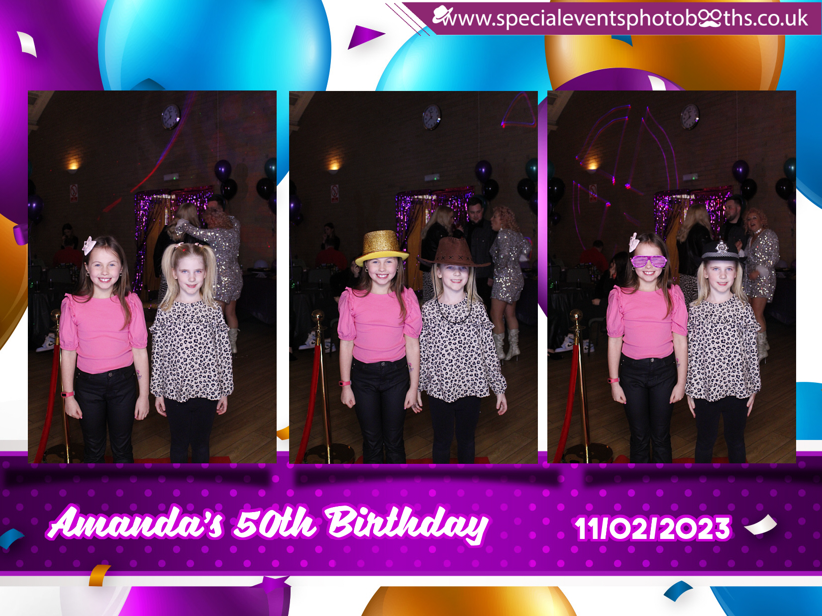 Amanda's 50th Birthday | View more photos from the event at my.specialeventsphotobooths.co.uk/u/SpecialEventsPhotoBooths/Amandas-50th-Birthday