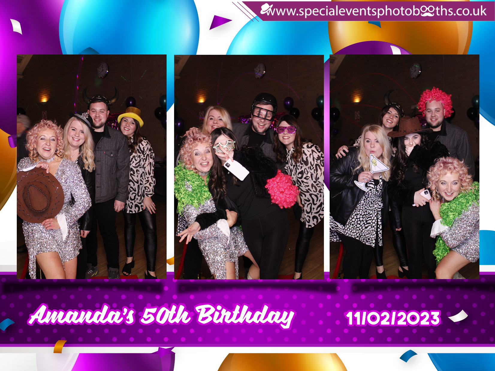 Amanda's 50th Birthday | View more photos from the event at my.specialeventsphotobooths.co.uk/u/SpecialEventsPhotoBooths/Amandas-50th-Birthday