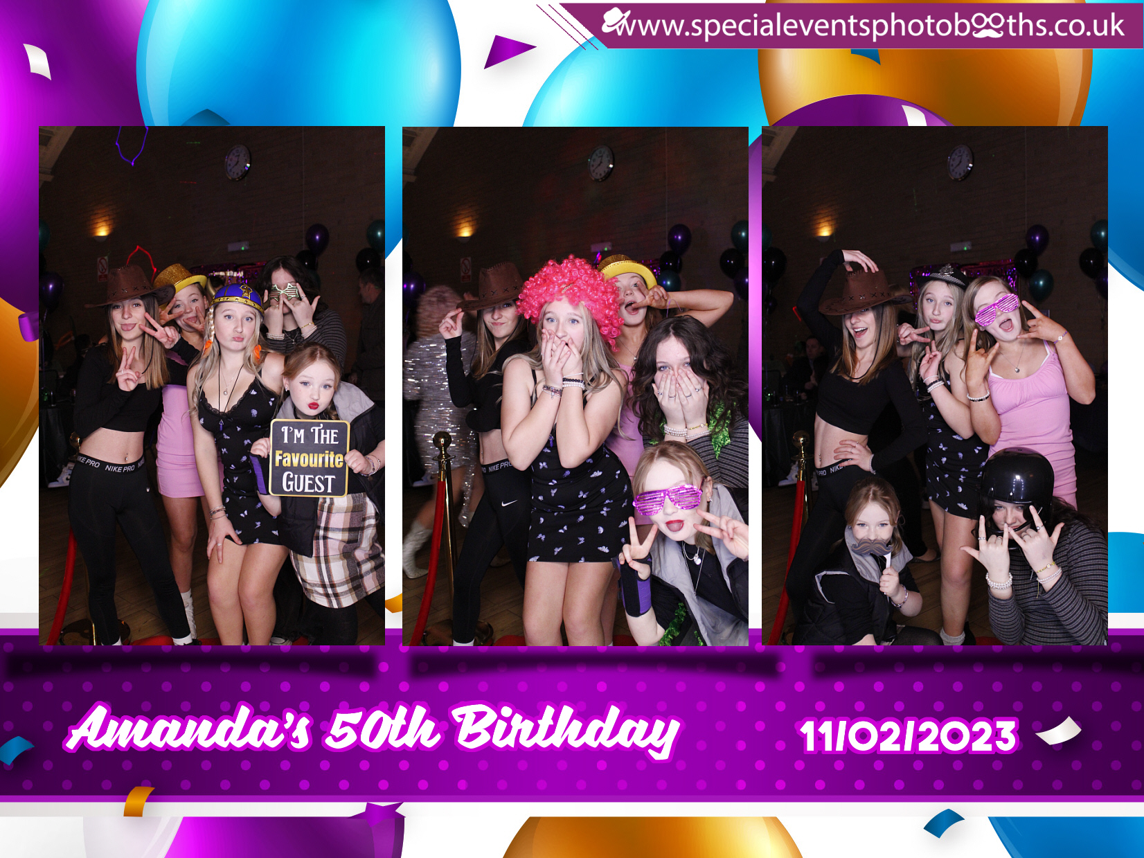 Amanda's 50th Birthday | View more photos from the event at my.specialeventsphotobooths.co.uk/u/SpecialEventsPhotoBooths/Amandas-50th-Birthday