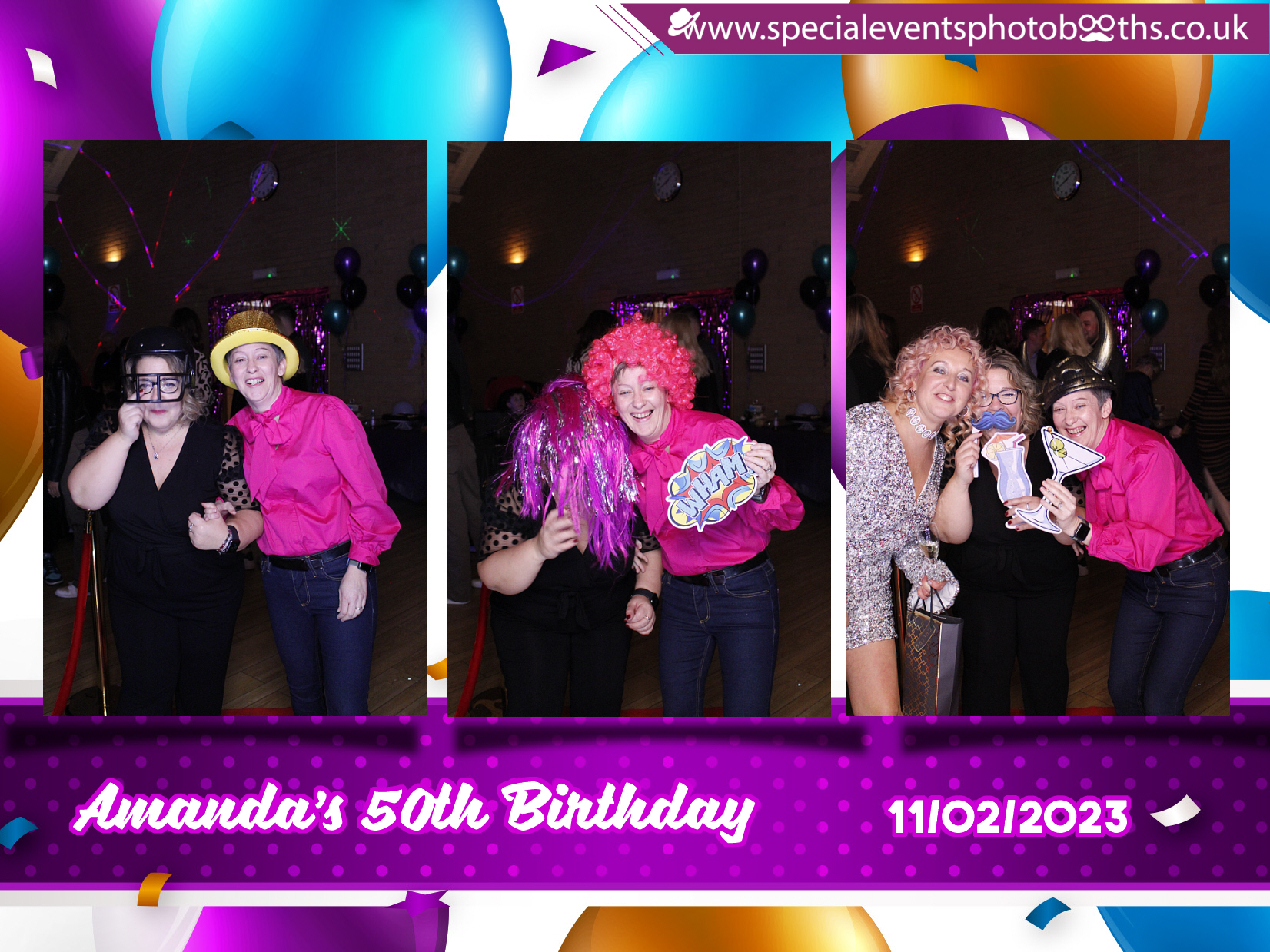 Amanda's 50th Birthday | View more photos from the event at my.specialeventsphotobooths.co.uk/u/SpecialEventsPhotoBooths/Amandas-50th-Birthday
