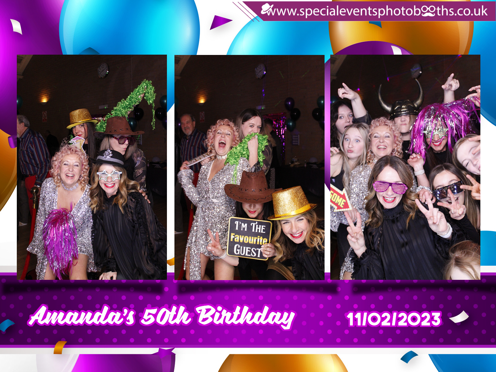 Amanda's 50th Birthday | View more photos from the event at my.specialeventsphotobooths.co.uk/u/SpecialEventsPhotoBooths/Amandas-50th-Birthday