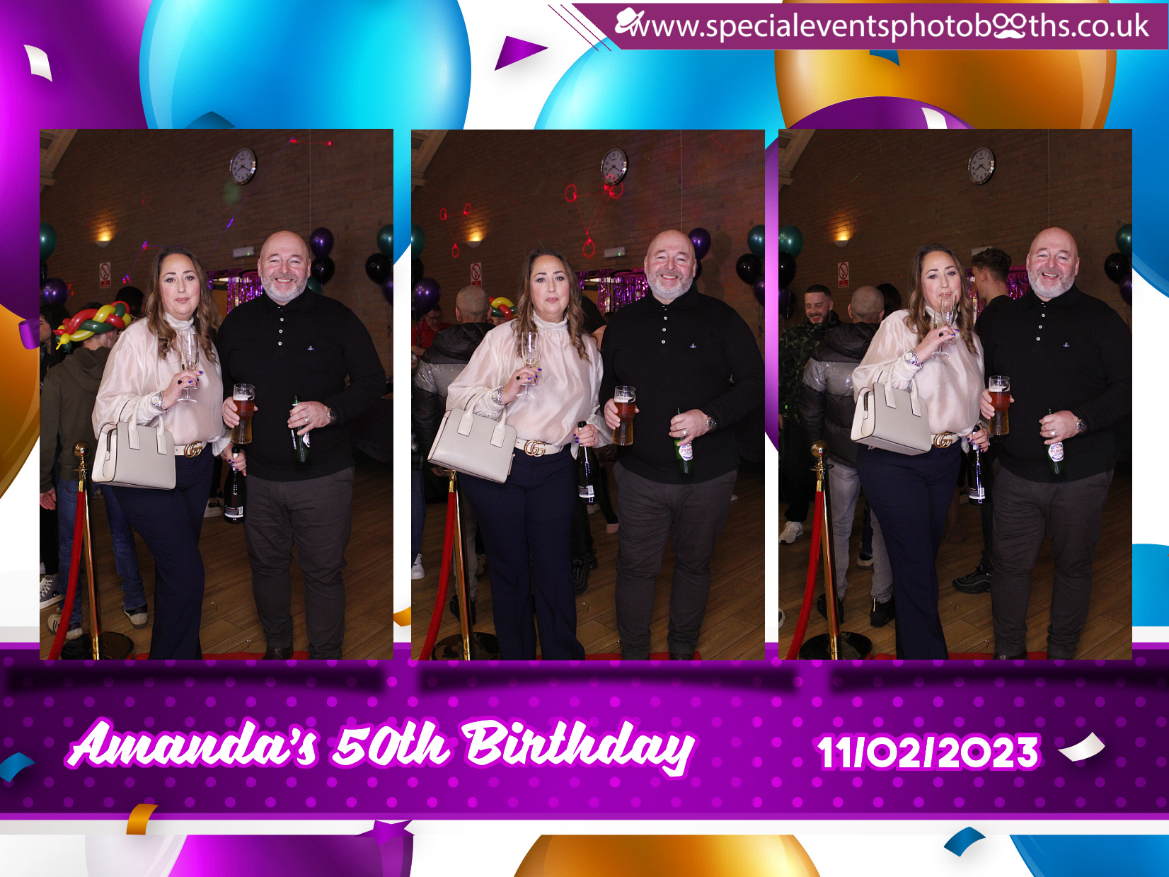 Amanda's 50th Birthday | View more photos from the event at my.specialeventsphotobooths.co.uk/u/SpecialEventsPhotoBooths/Amandas-50th-Birthday