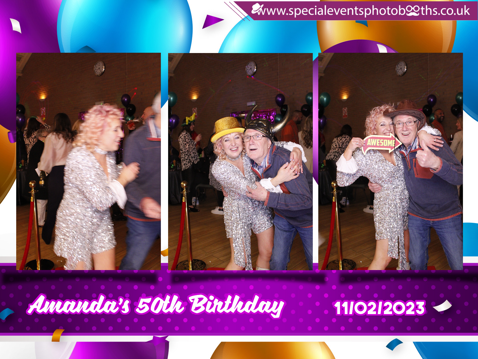 Amanda's 50th Birthday | View more photos from the event at my.specialeventsphotobooths.co.uk/u/SpecialEventsPhotoBooths/Amandas-50th-Birthday