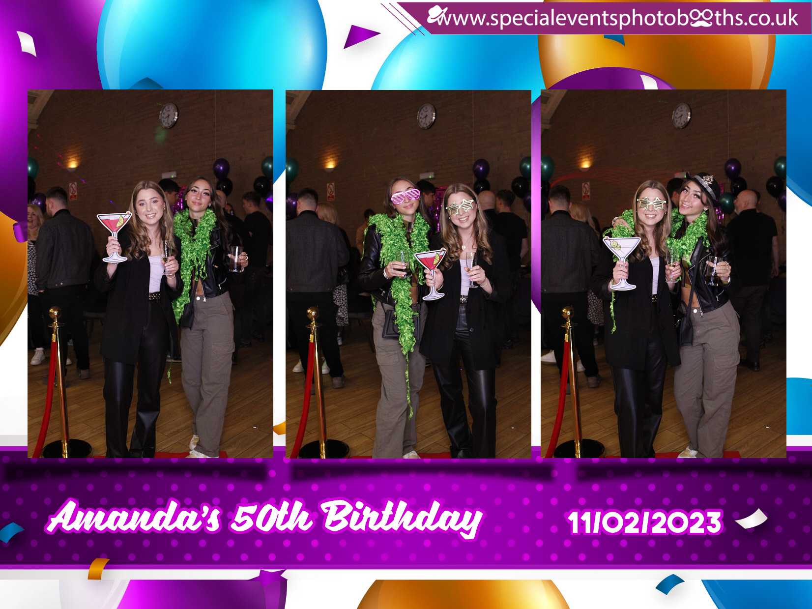 Amanda's 50th Birthday | View more photos from the event at my.specialeventsphotobooths.co.uk/u/SpecialEventsPhotoBooths/Amandas-50th-Birthday