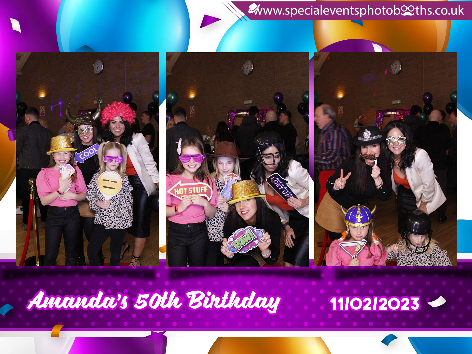 Amanda's 50th Birthday | View more photos from the event at my.specialeventsphotobooths.co.uk/u/SpecialEventsPhotoBooths/Amandas-50th-Birthday