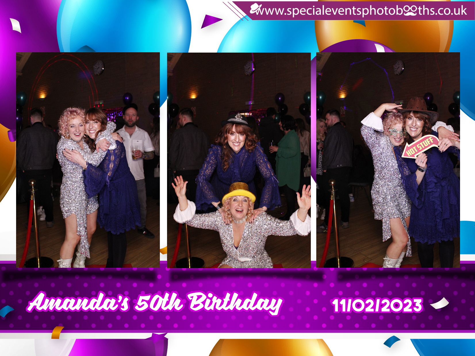 Amanda's 50th Birthday | View more photos from the event at my.specialeventsphotobooths.co.uk/u/SpecialEventsPhotoBooths/Amandas-50th-Birthday