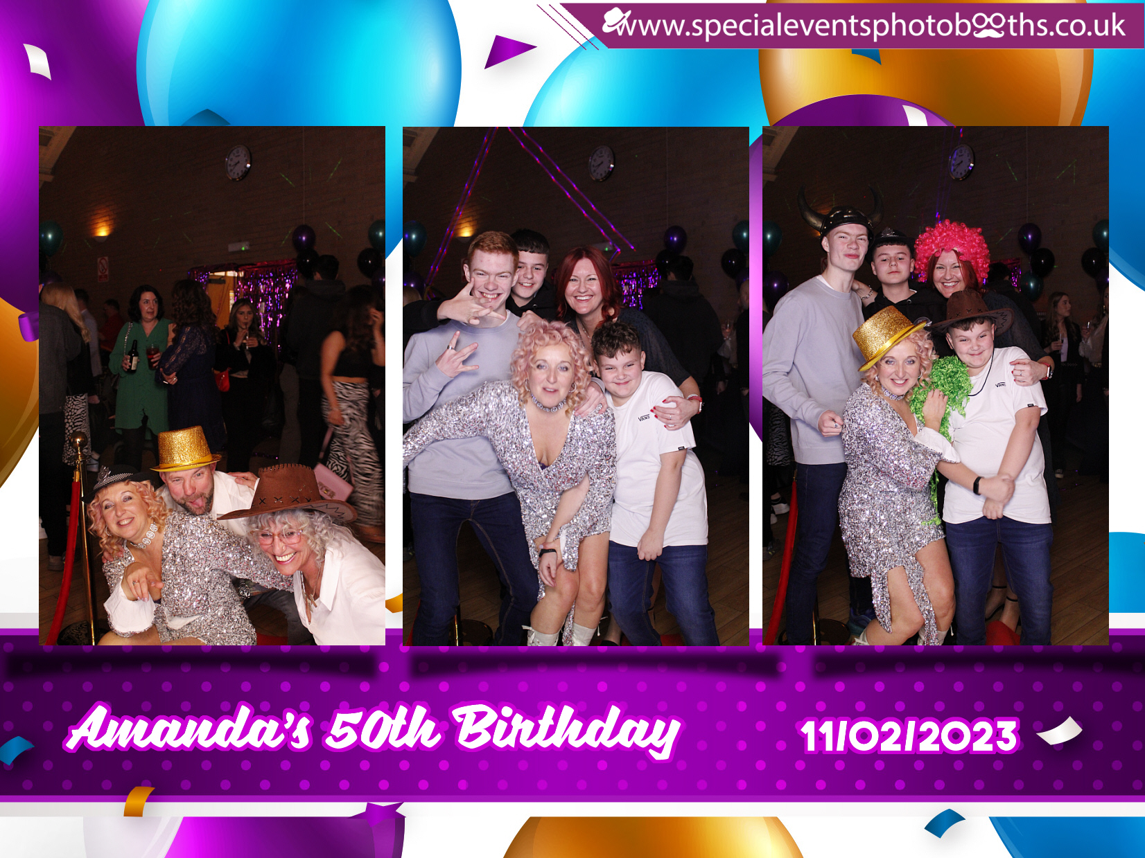 Amanda's 50th Birthday | View more photos from the event at my.specialeventsphotobooths.co.uk/u/SpecialEventsPhotoBooths/Amandas-50th-Birthday