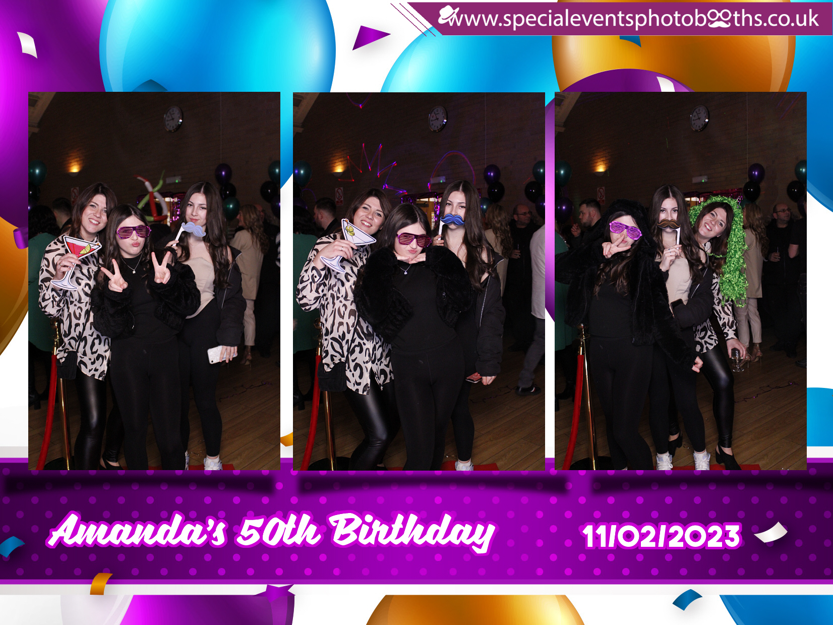 Amanda's 50th Birthday | View more photos from the event at my.specialeventsphotobooths.co.uk/u/SpecialEventsPhotoBooths/Amandas-50th-Birthday