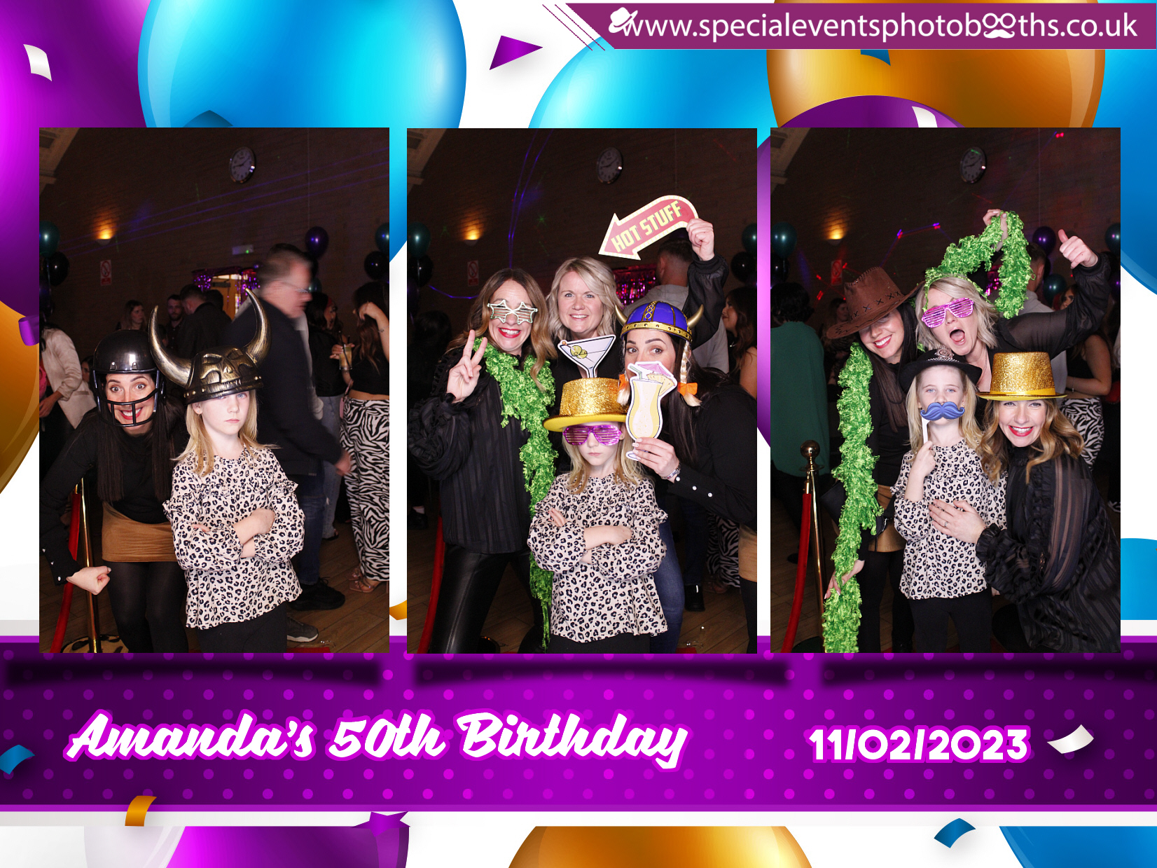 Amanda's 50th Birthday | View more photos from the event at my.specialeventsphotobooths.co.uk/u/SpecialEventsPhotoBooths/Amandas-50th-Birthday