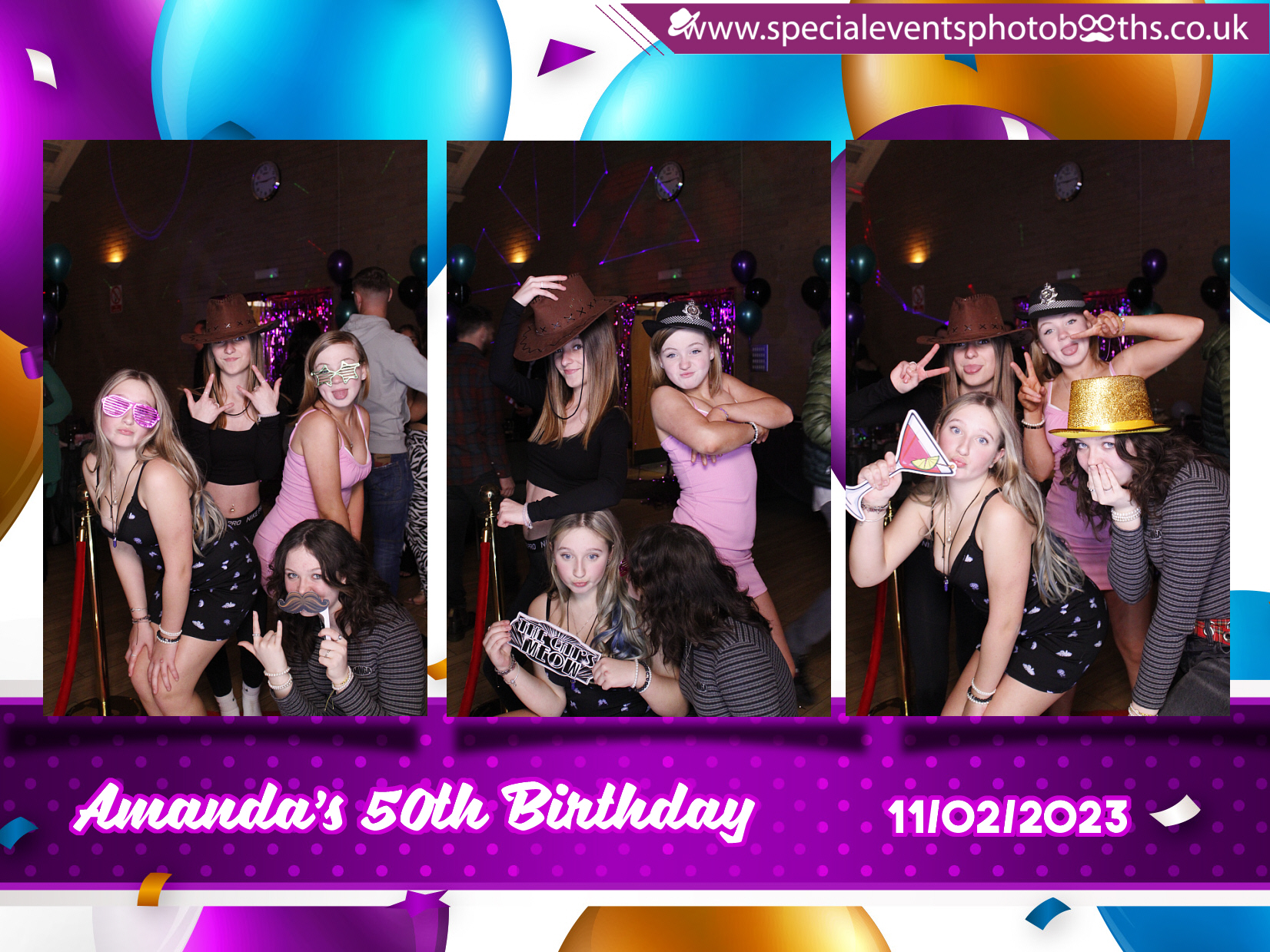 Amanda's 50th Birthday | View more photos from the event at my.specialeventsphotobooths.co.uk/u/SpecialEventsPhotoBooths/Amandas-50th-Birthday