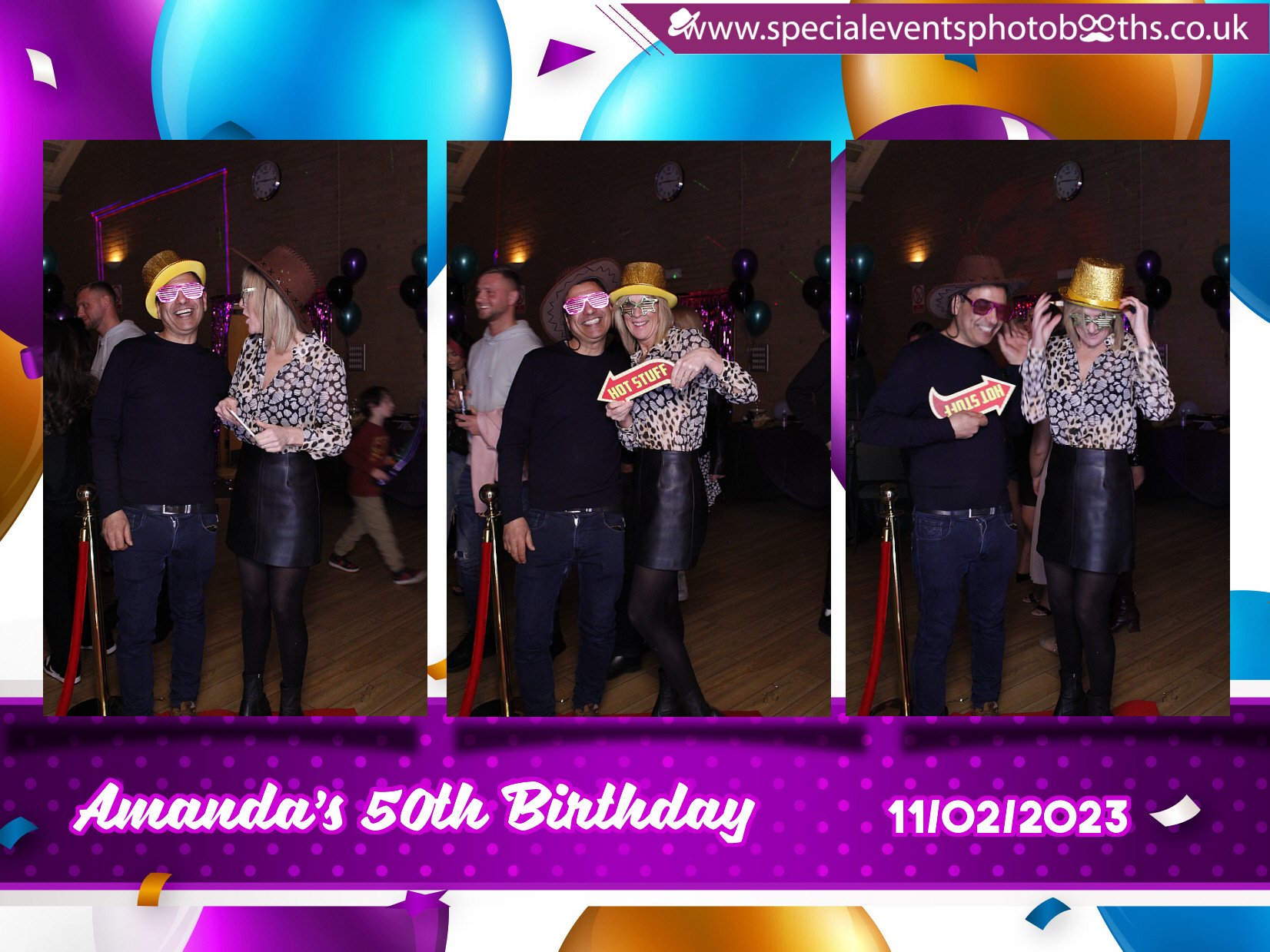 Amanda's 50th Birthday | View more photos from the event at my.specialeventsphotobooths.co.uk/u/SpecialEventsPhotoBooths/Amandas-50th-Birthday