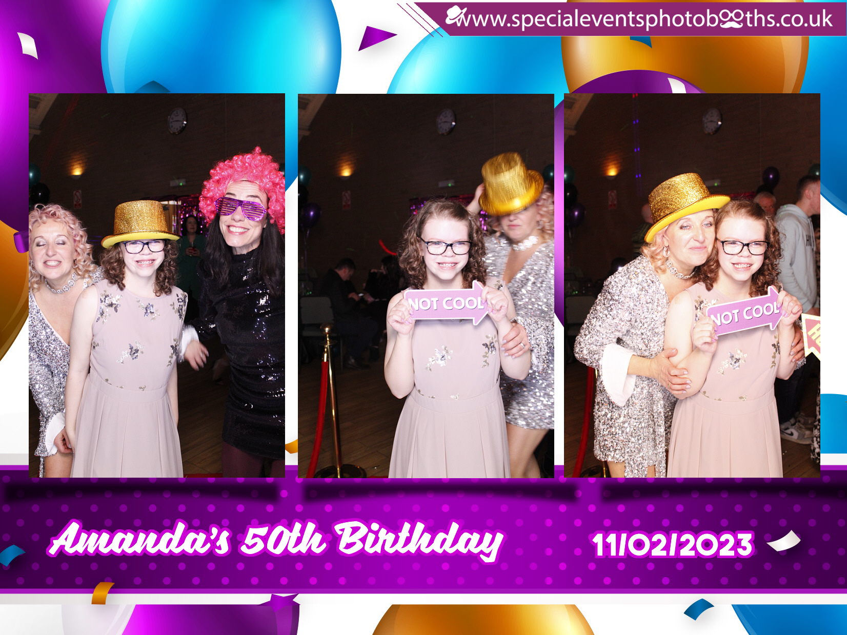 Amanda's 50th Birthday | View more photos from the event at my.specialeventsphotobooths.co.uk/u/SpecialEventsPhotoBooths/Amandas-50th-Birthday